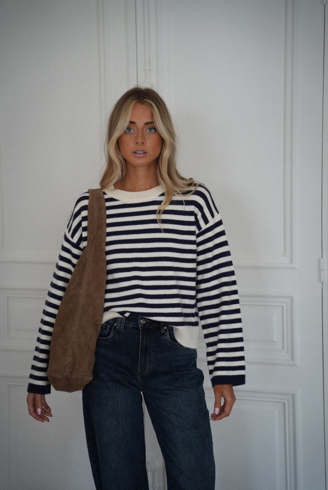 Lina taupe - Sac en cuir