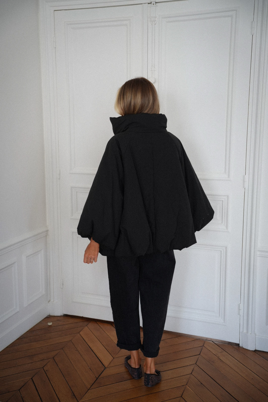 Montaine noir - Manteau oversize