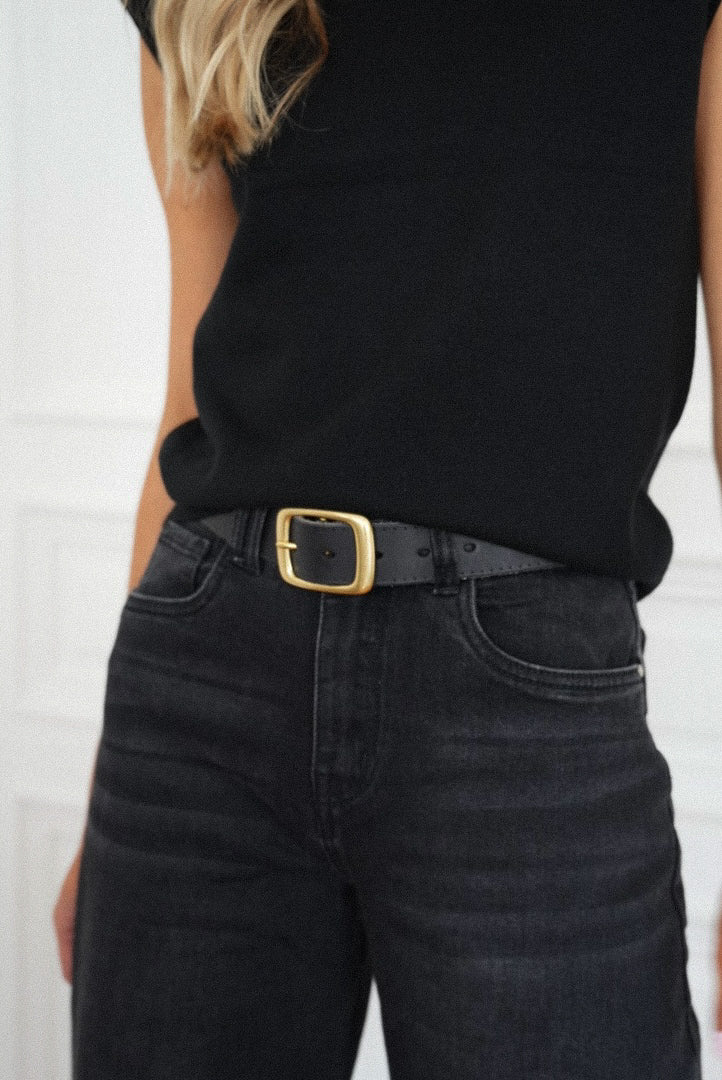 Dani noire - Ceinture cuir