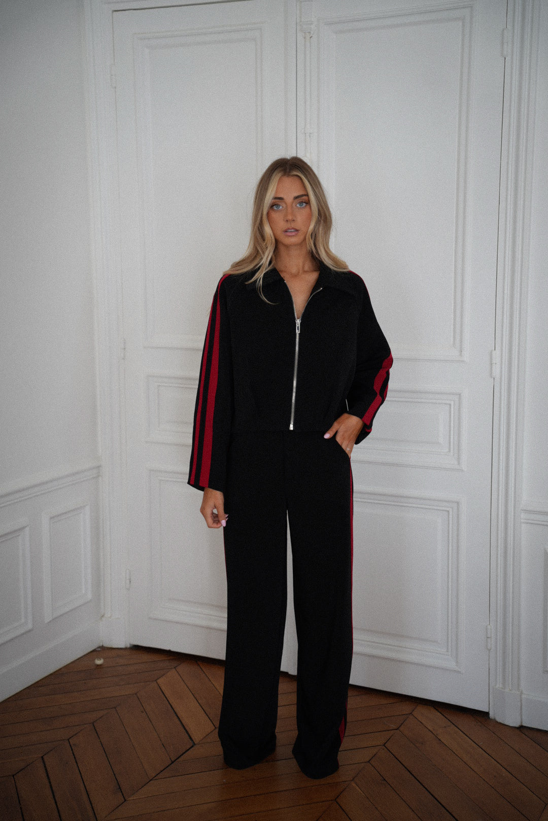 Roxane noir - Pantalon droit