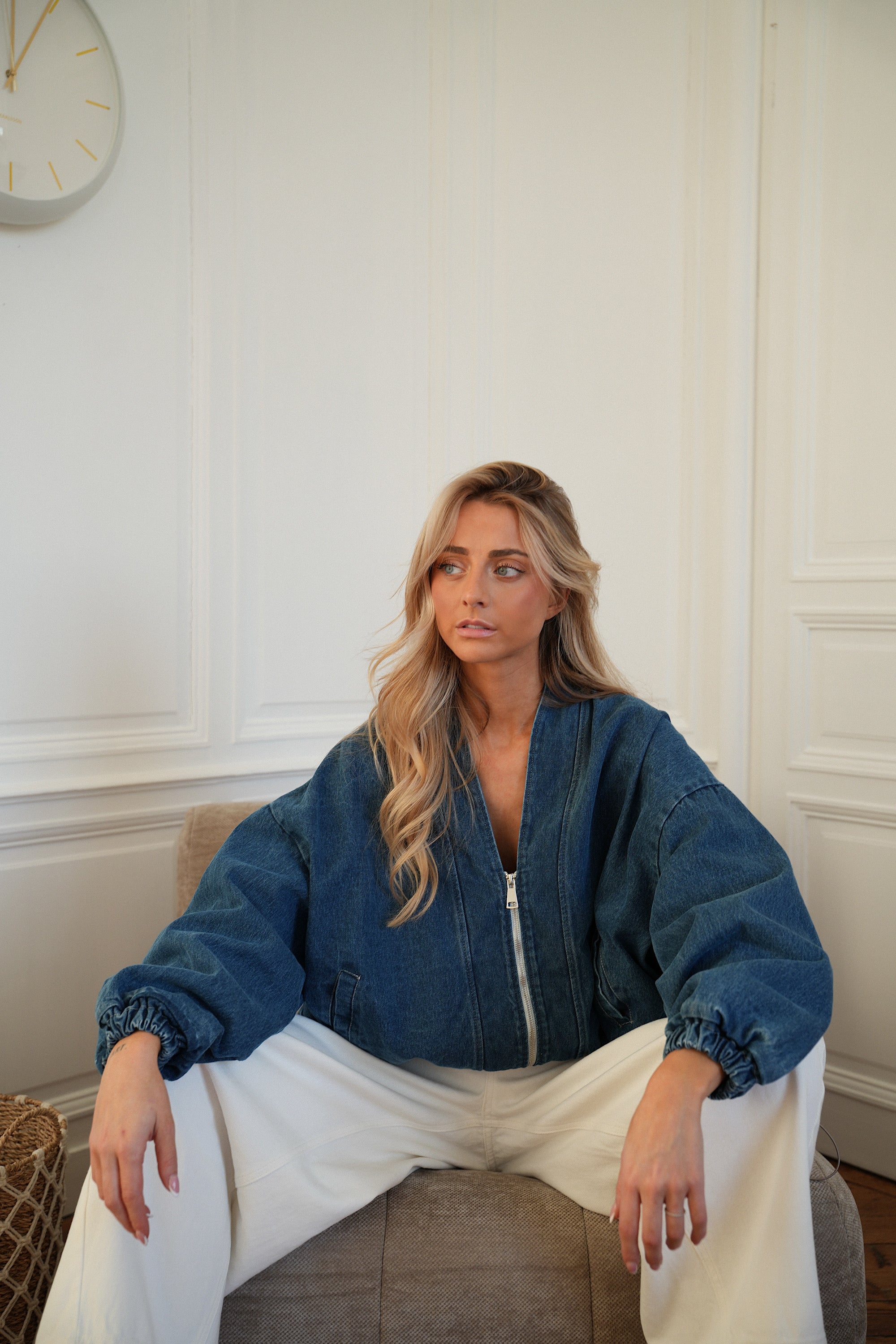 Carry bleue - Veste en jean