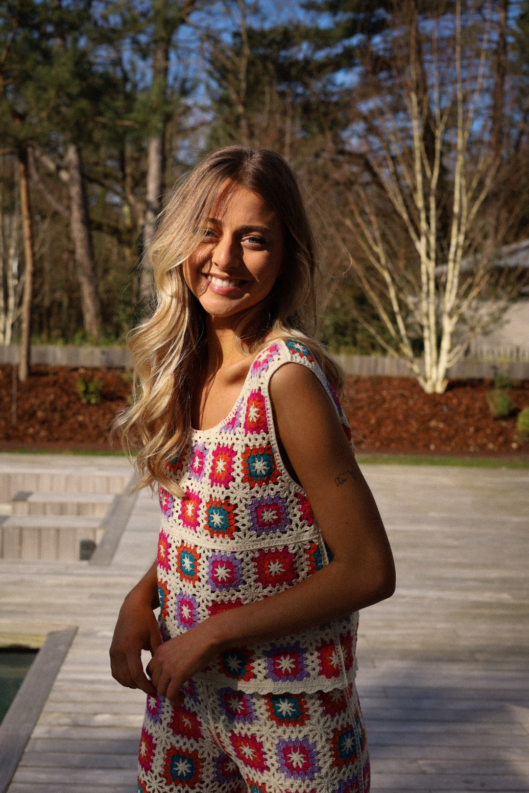 Niki coloré - Top crochet