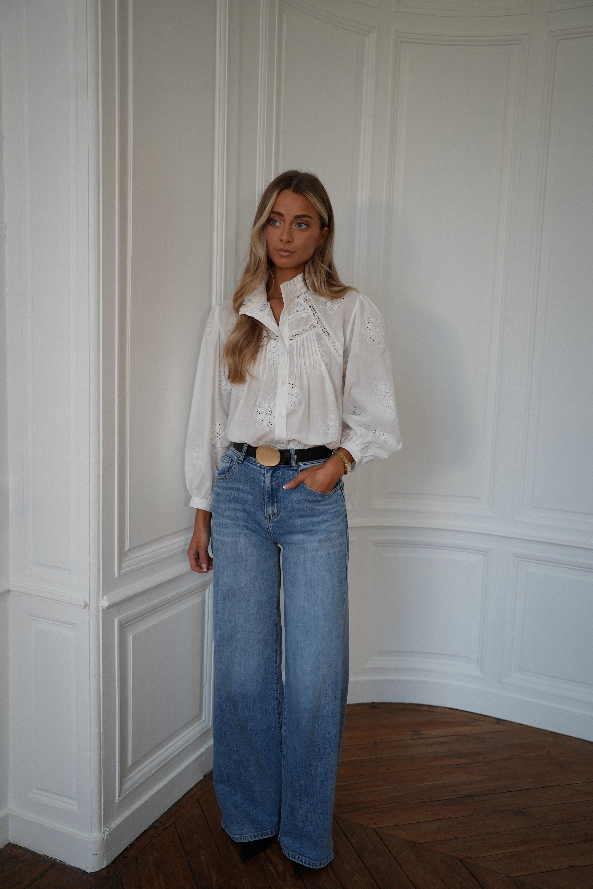 Théo bleu - Jean large