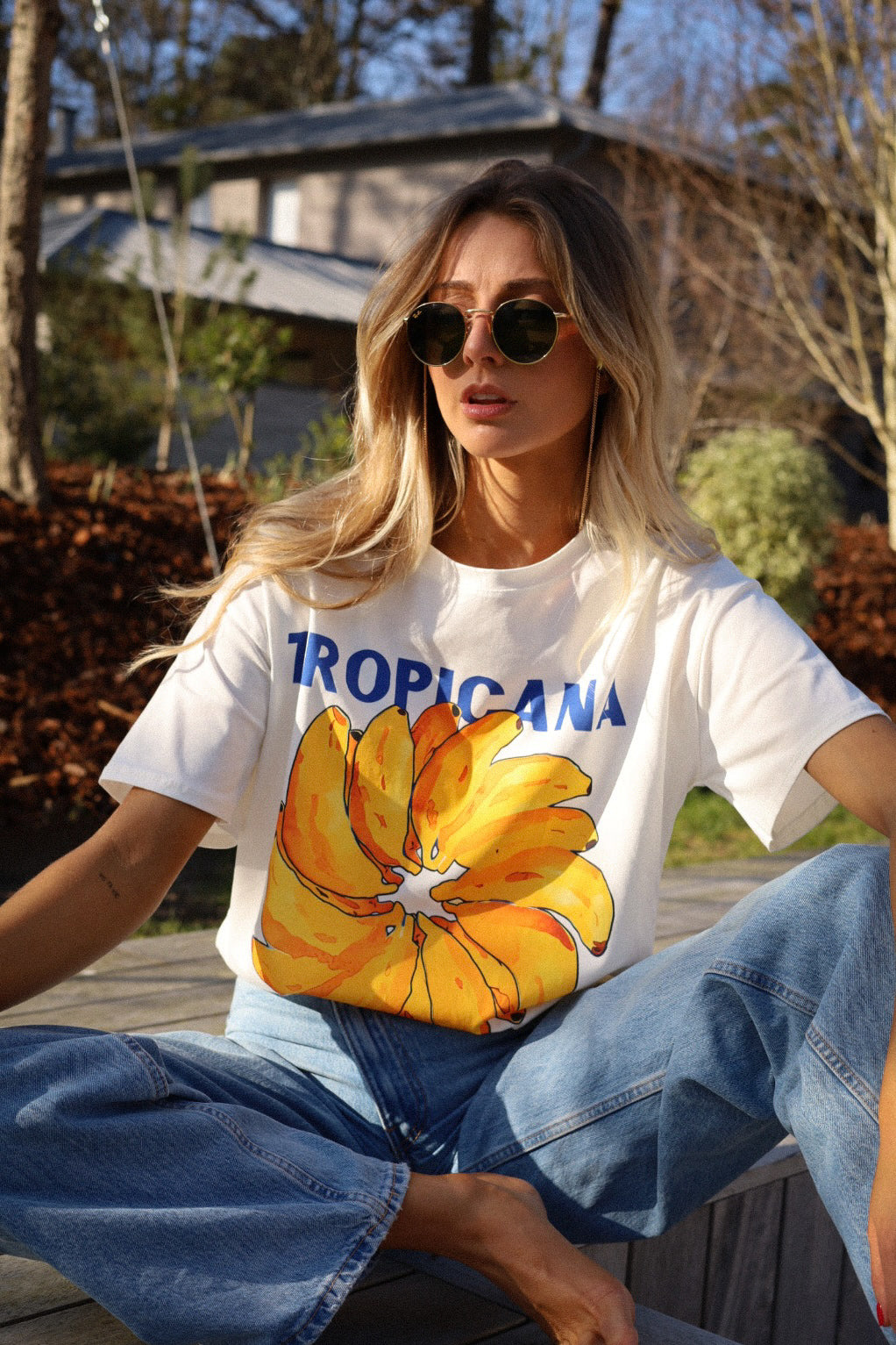 Félix blanc - T-shirt imprimé