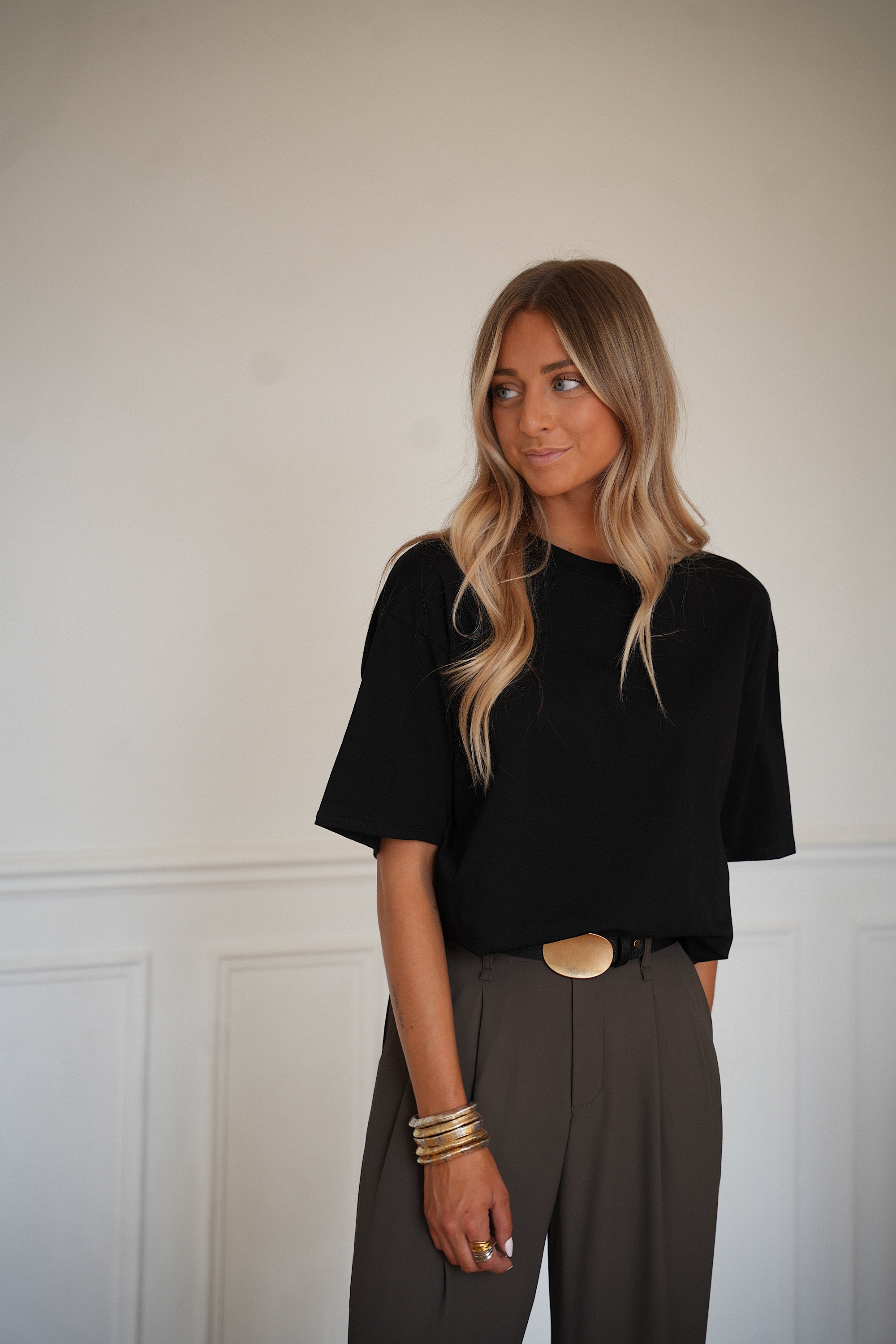 Soline noir - T-shirt ample
