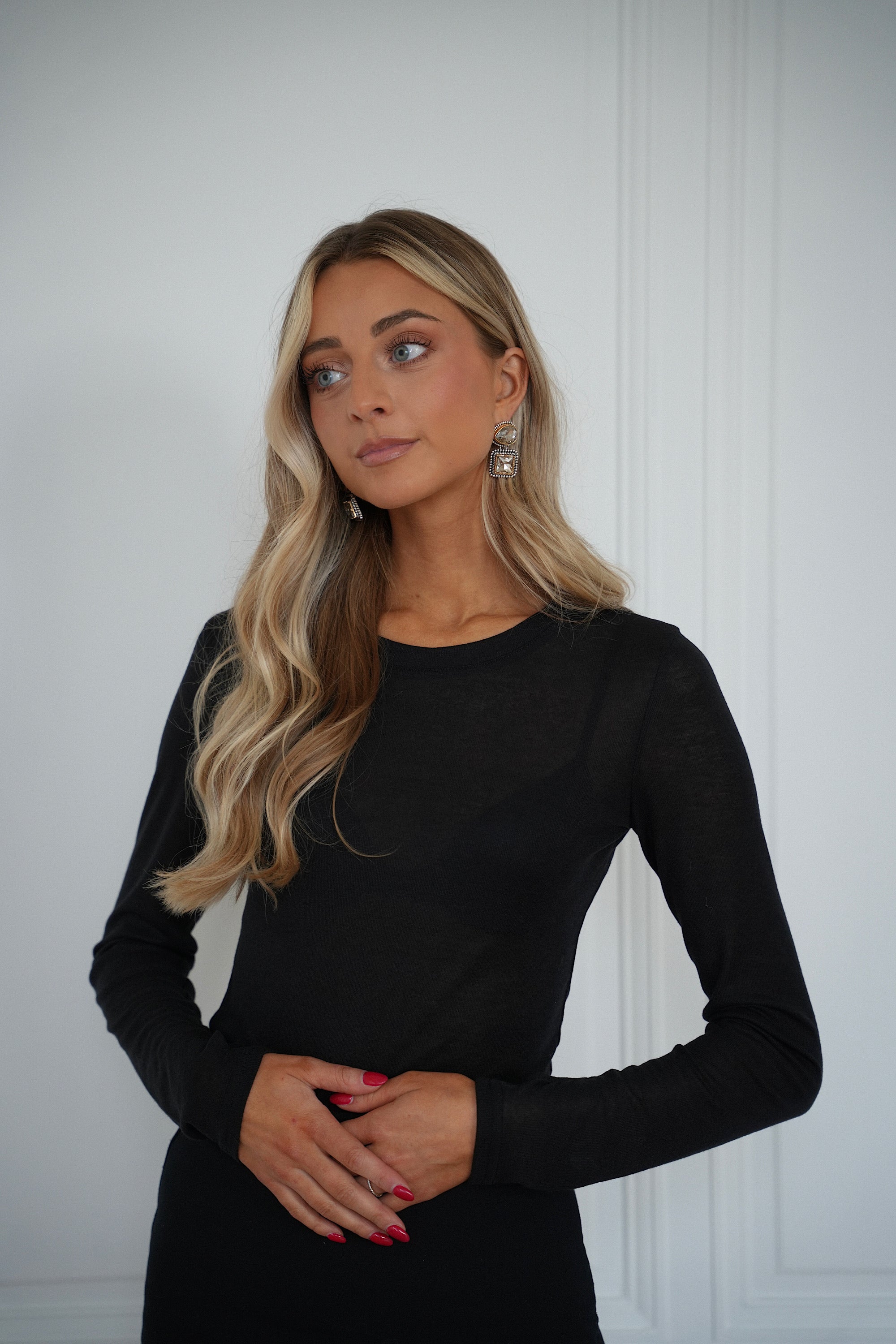 Gael noir - T-shirt manches longues