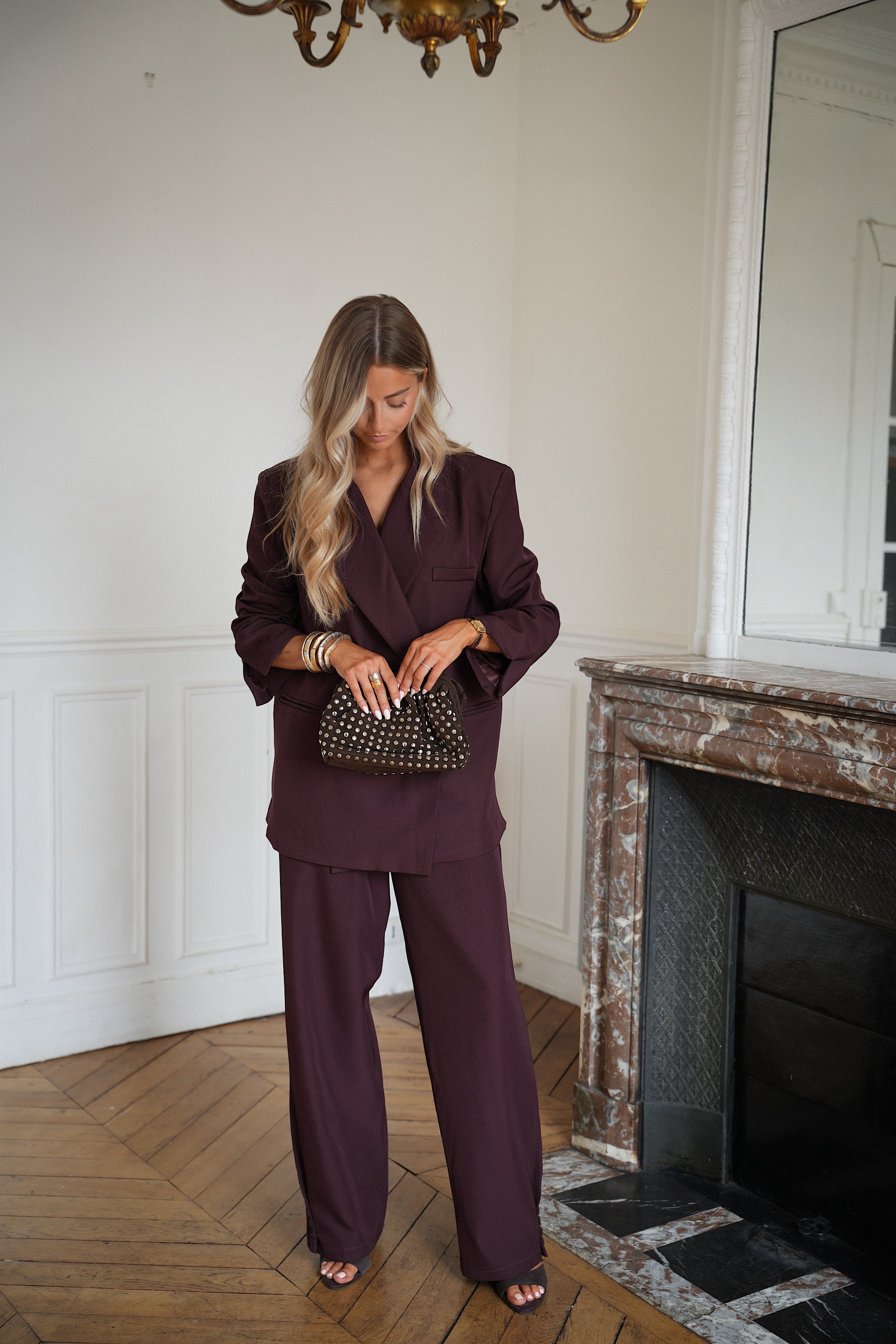 Shana prune - Blazer oversize