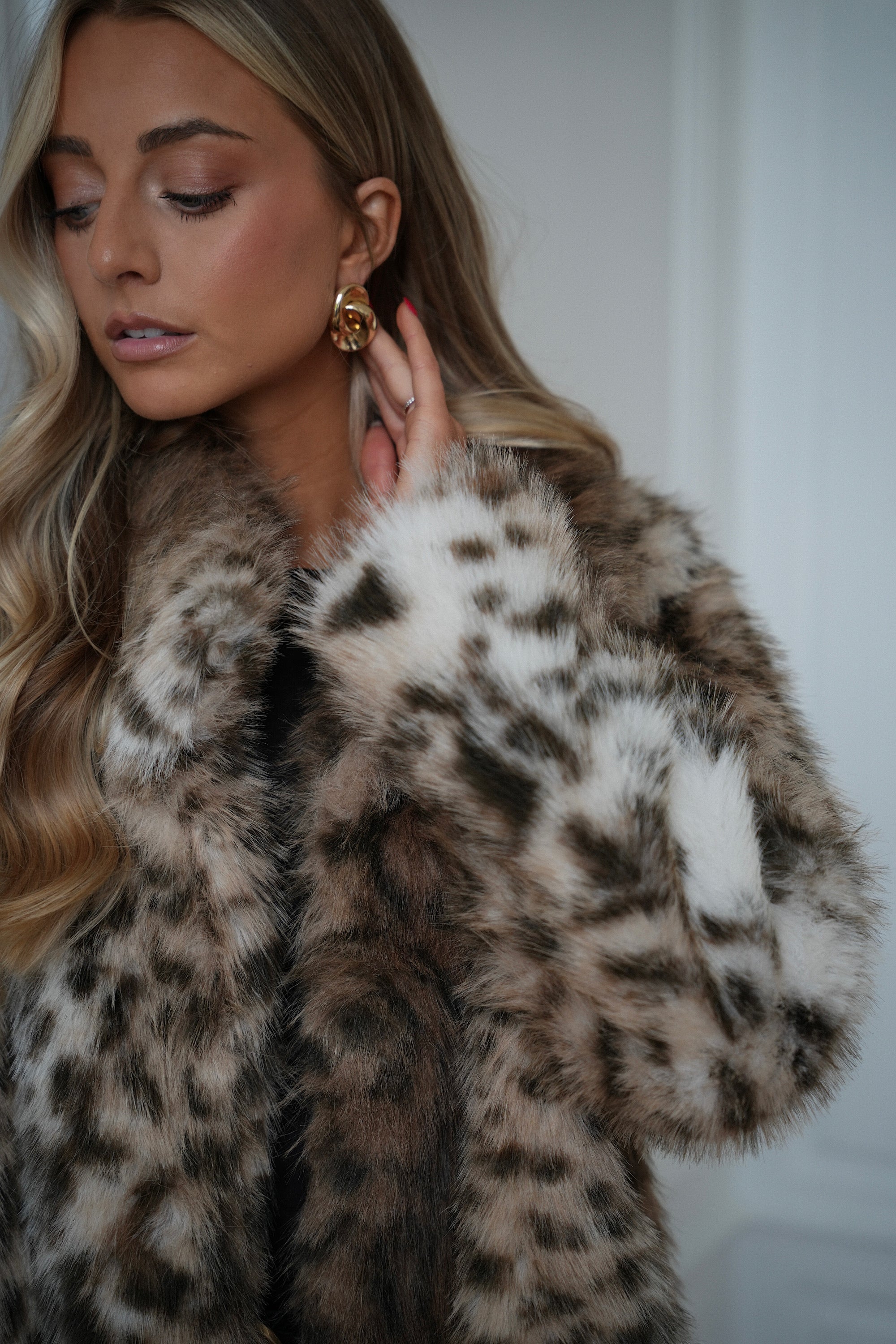 Kane léopard - Manteau fourrure