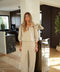 Elvia beige - Pantalon droit
