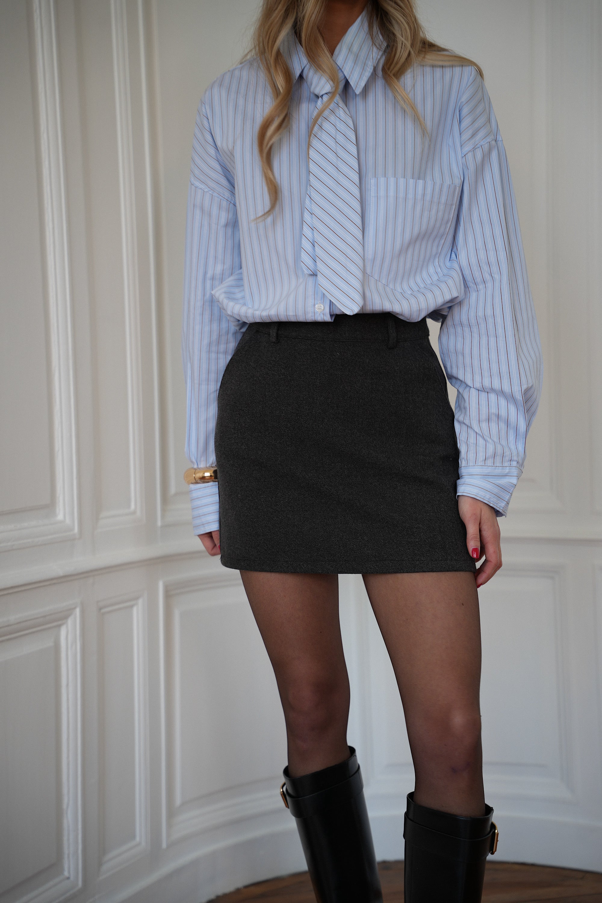 Georgia grise - Jupe-short