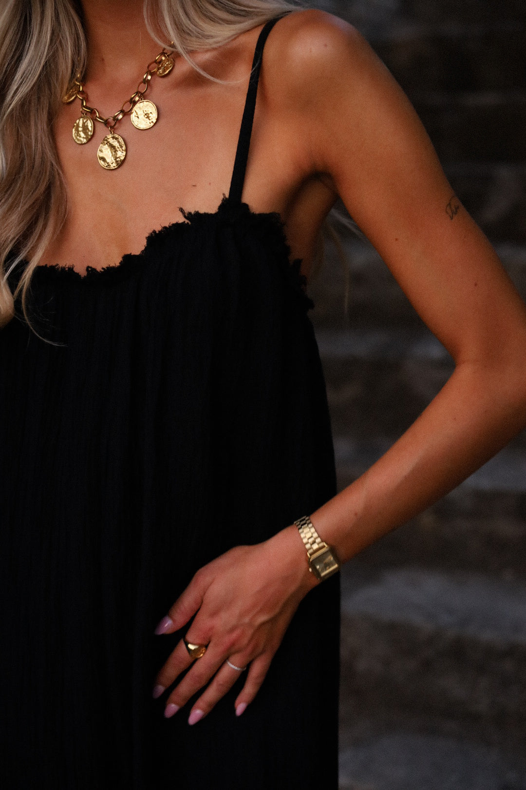 Gisèle noire - Combinaison fluide