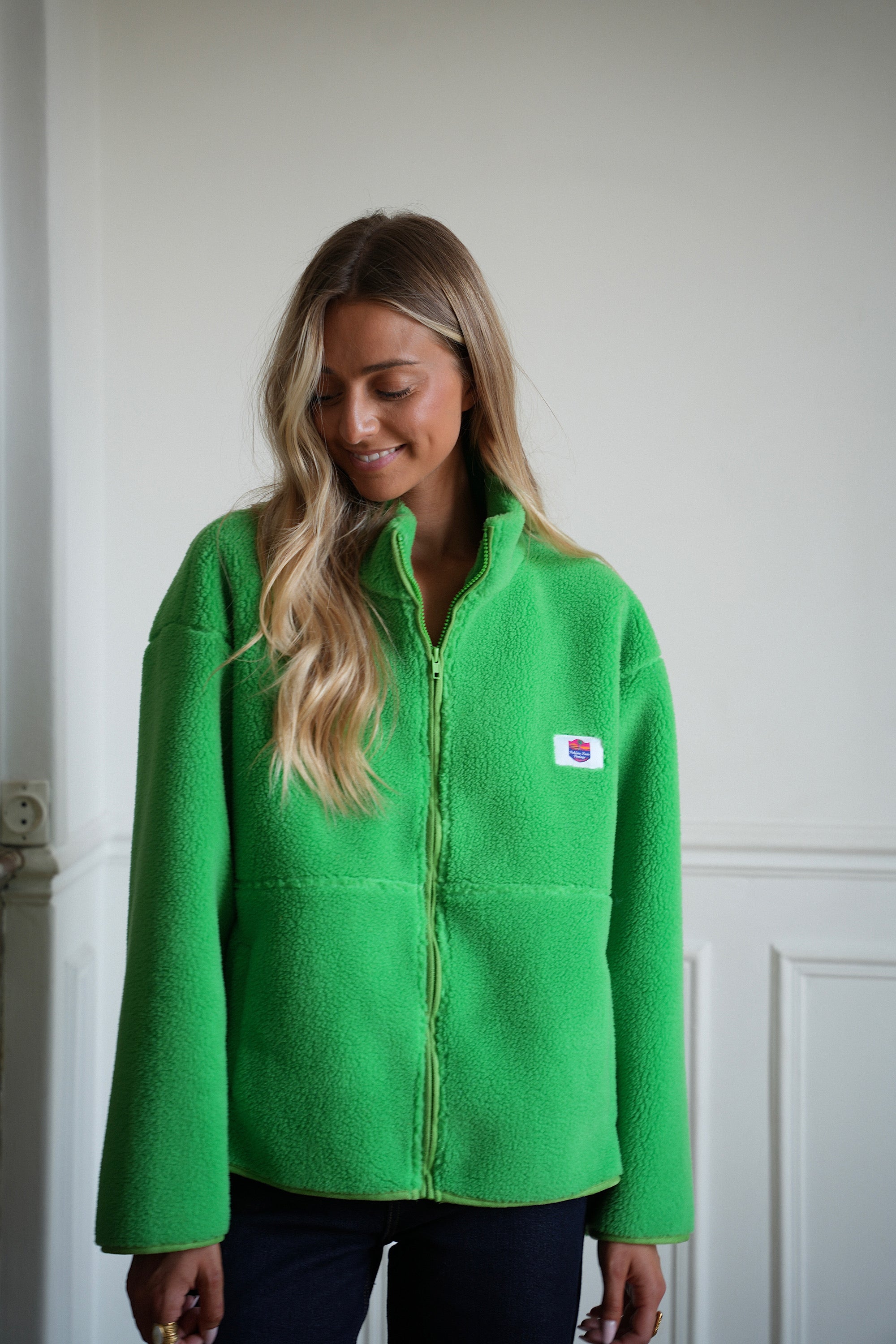 Olya verte - Veste polaire