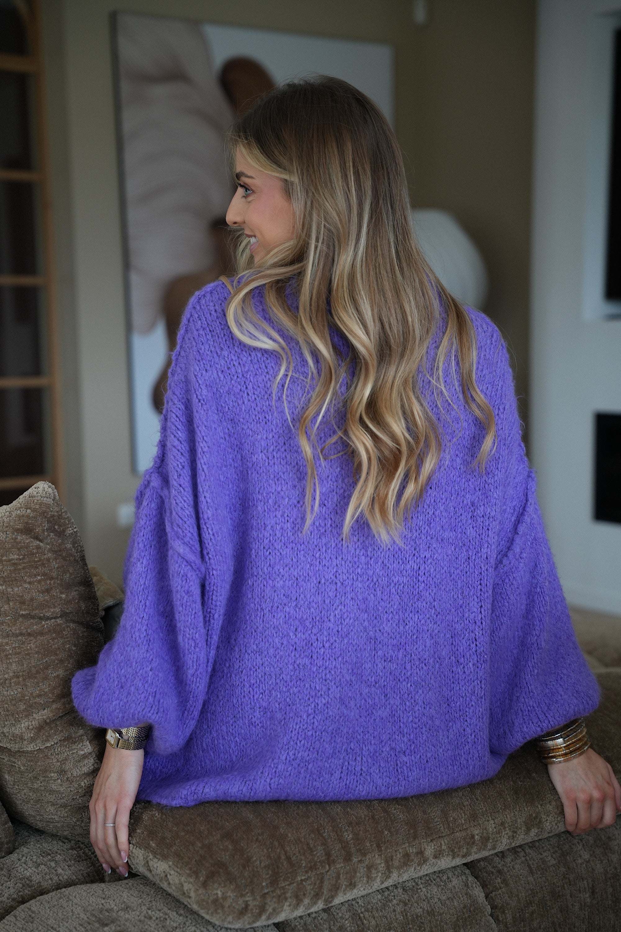 Liliane violet - Pull ample