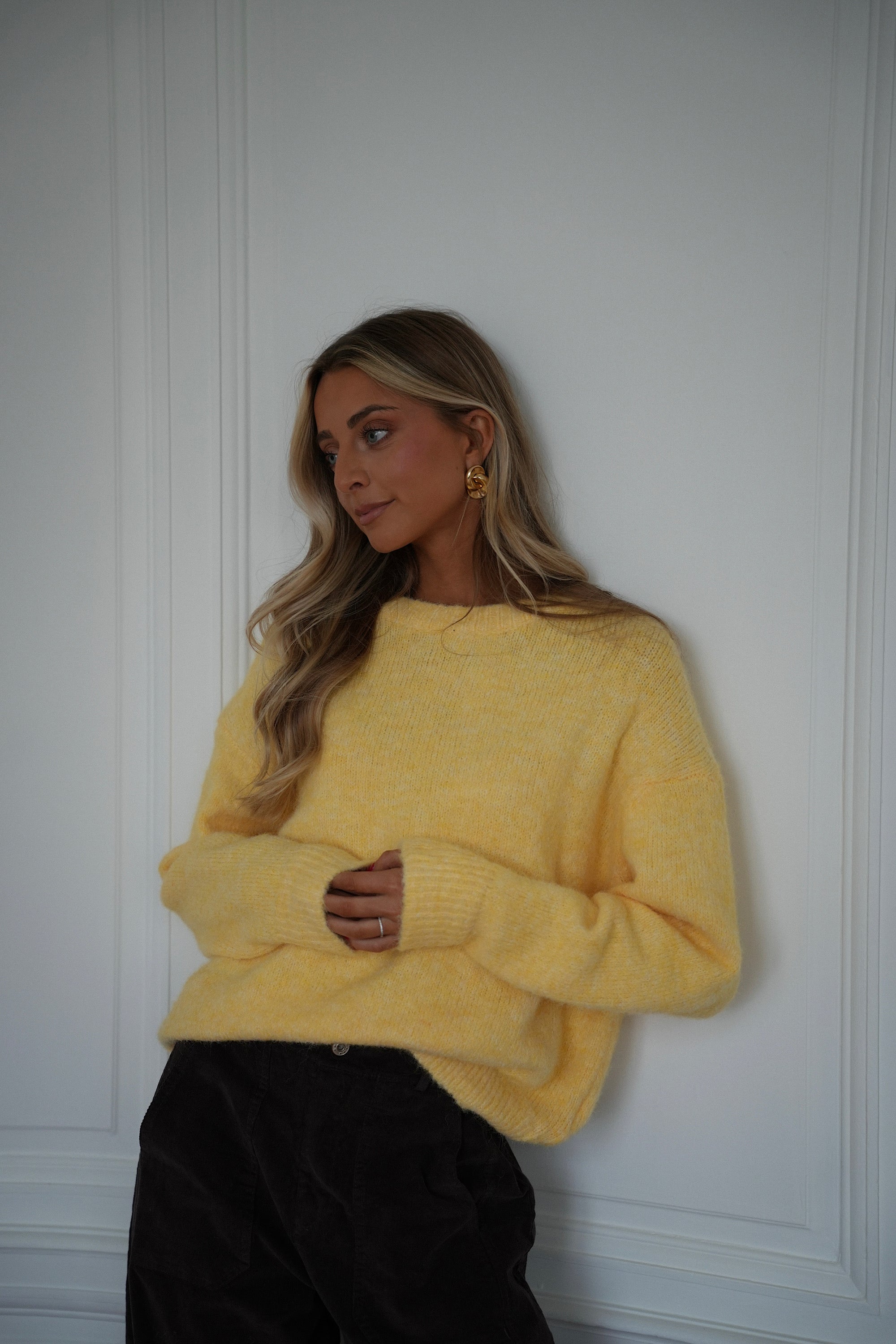 Leny jaune - Pull doux