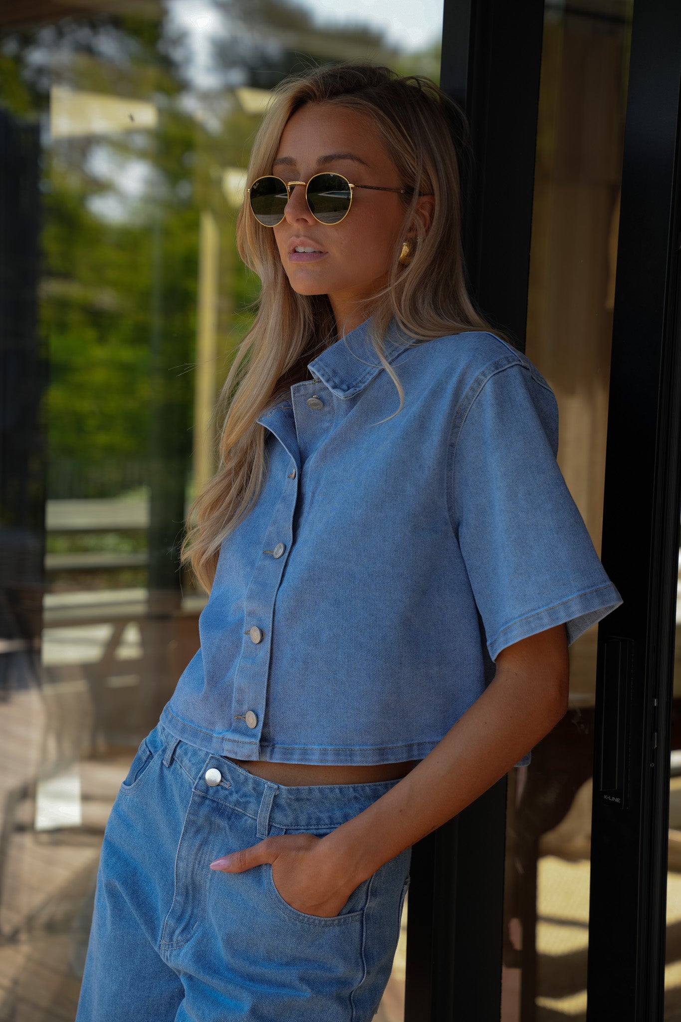 Natou bleue - Blouse jean