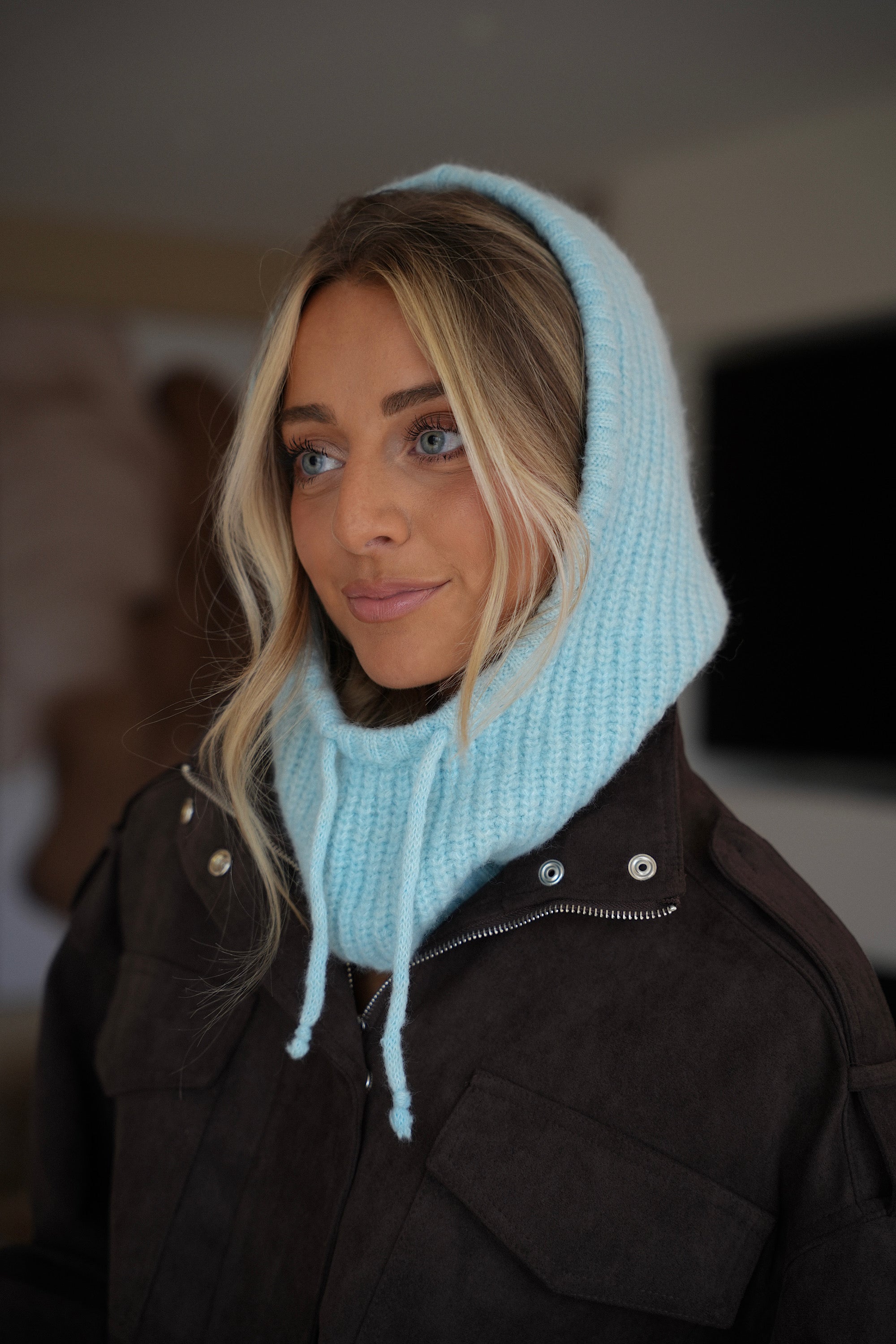 Milie bleue - Cagoule douce