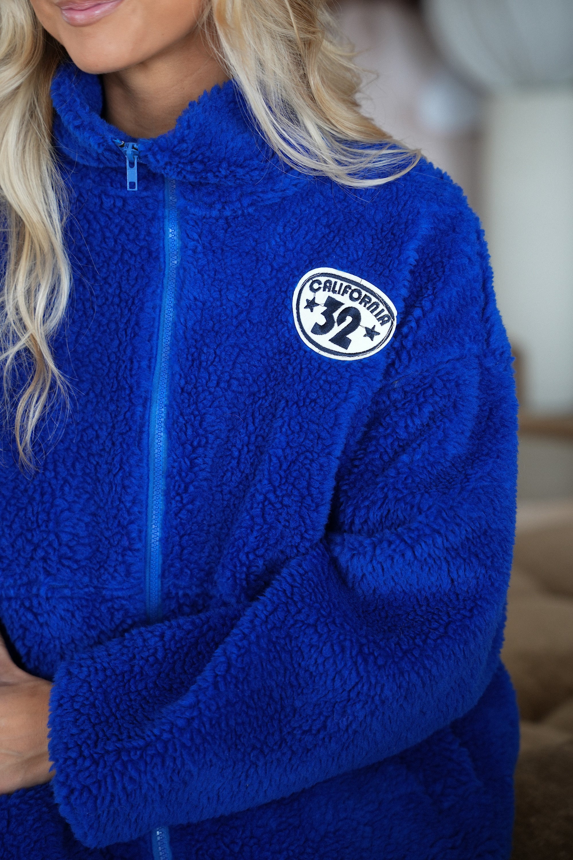Malon bleue - Veste polaire