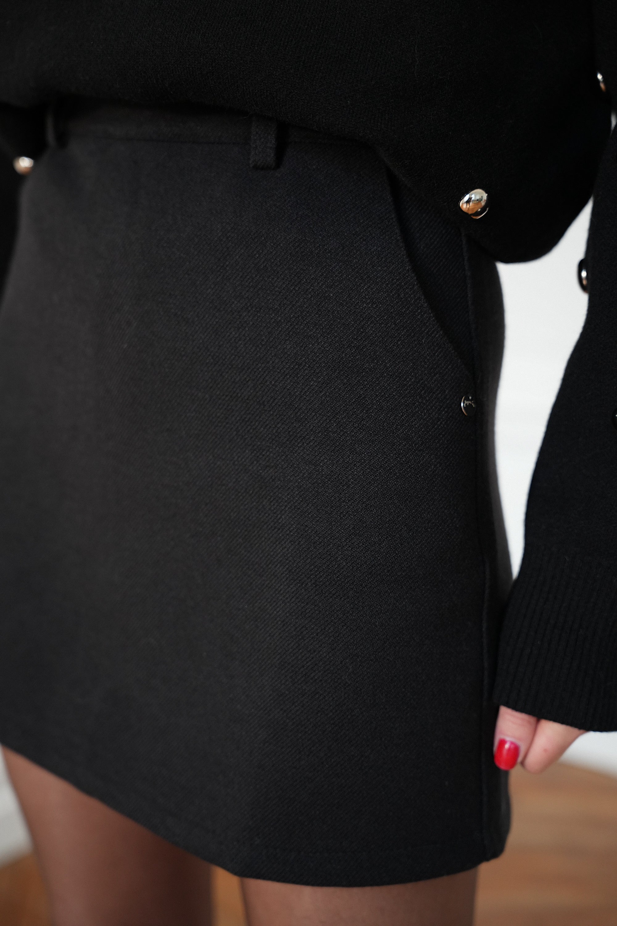 Georgia noire - Jupe-short