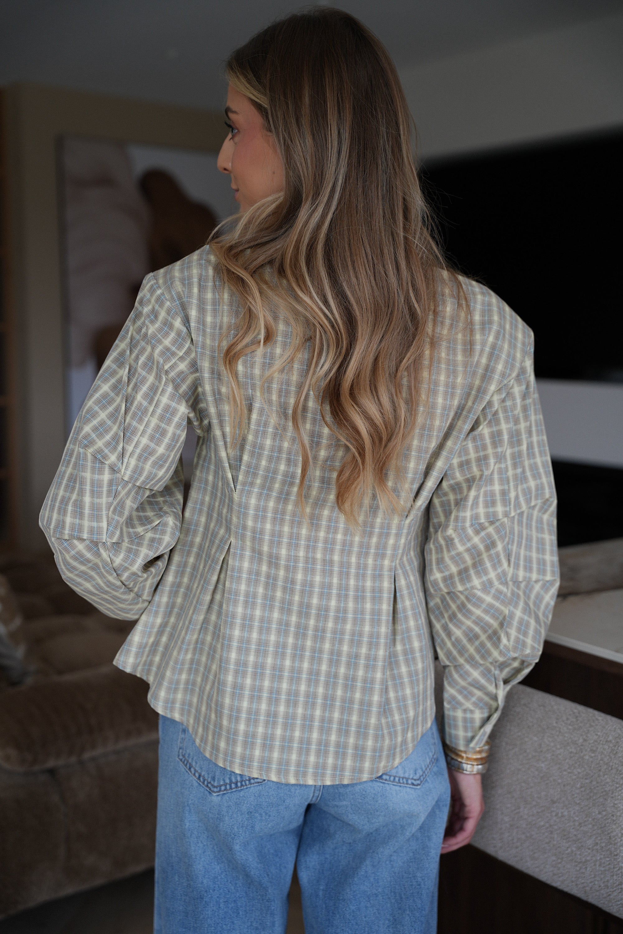 Pola verte - Chemise à carreaux