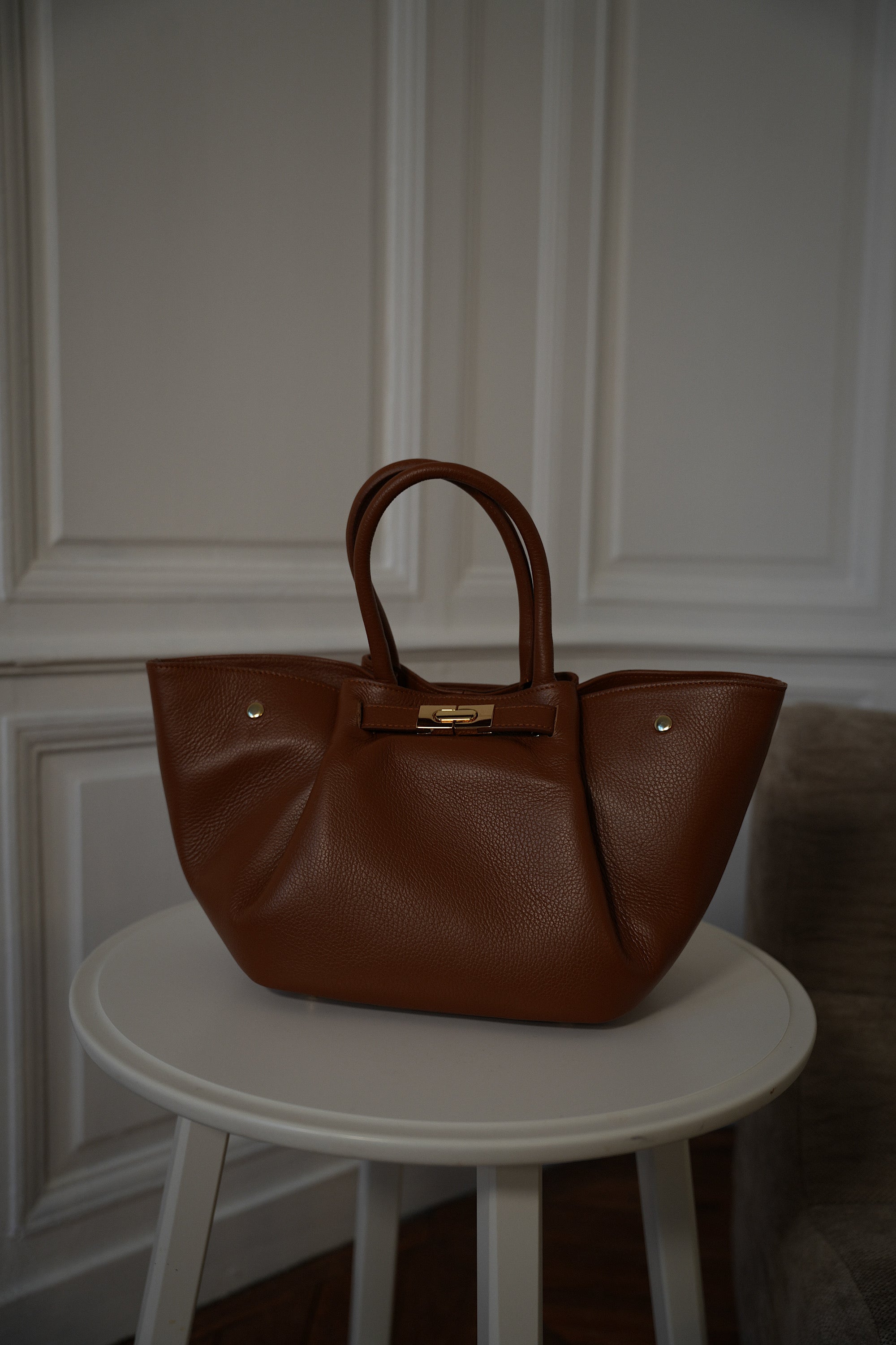 Sia camel - Sac en cuir