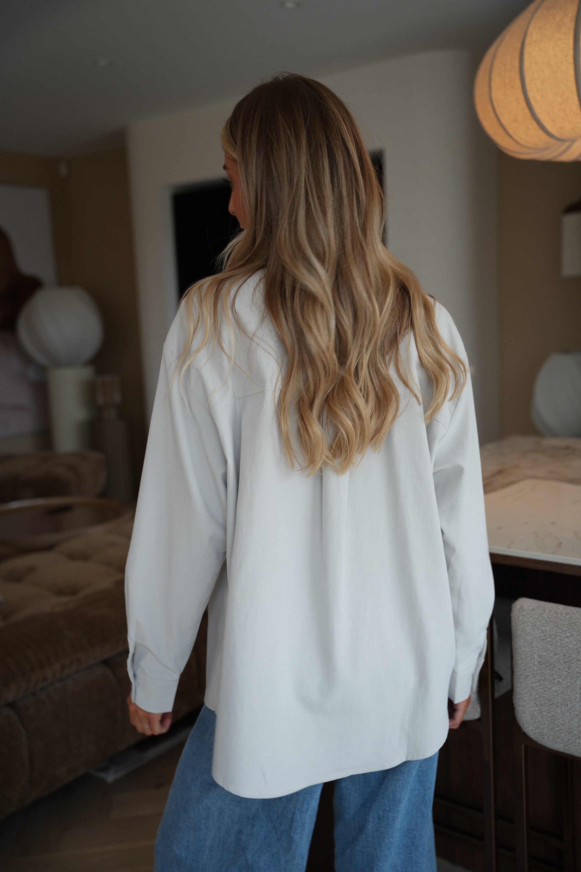 Valentina crème - Chemise cravate