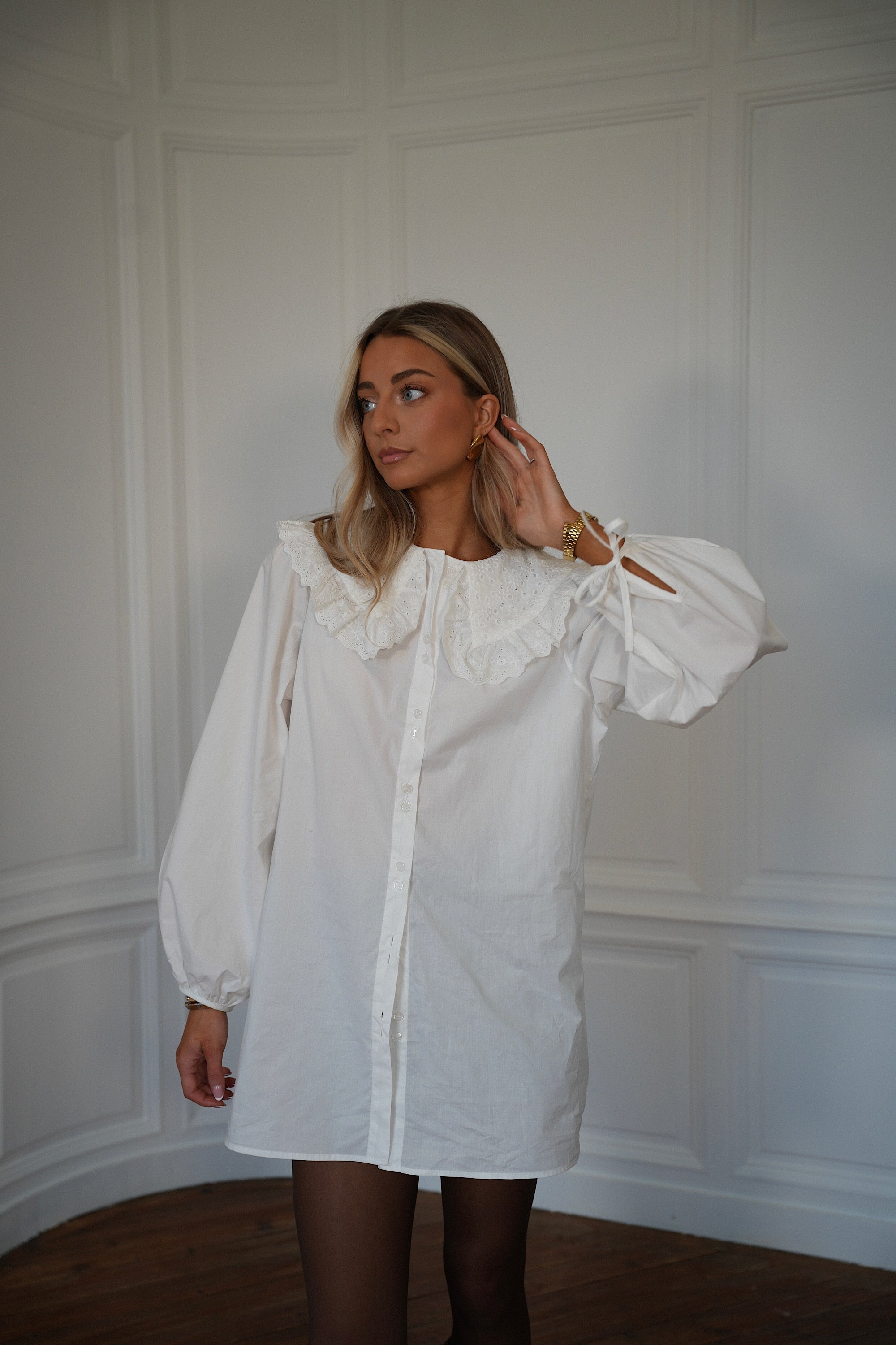 Nola blanche - Chemise longue