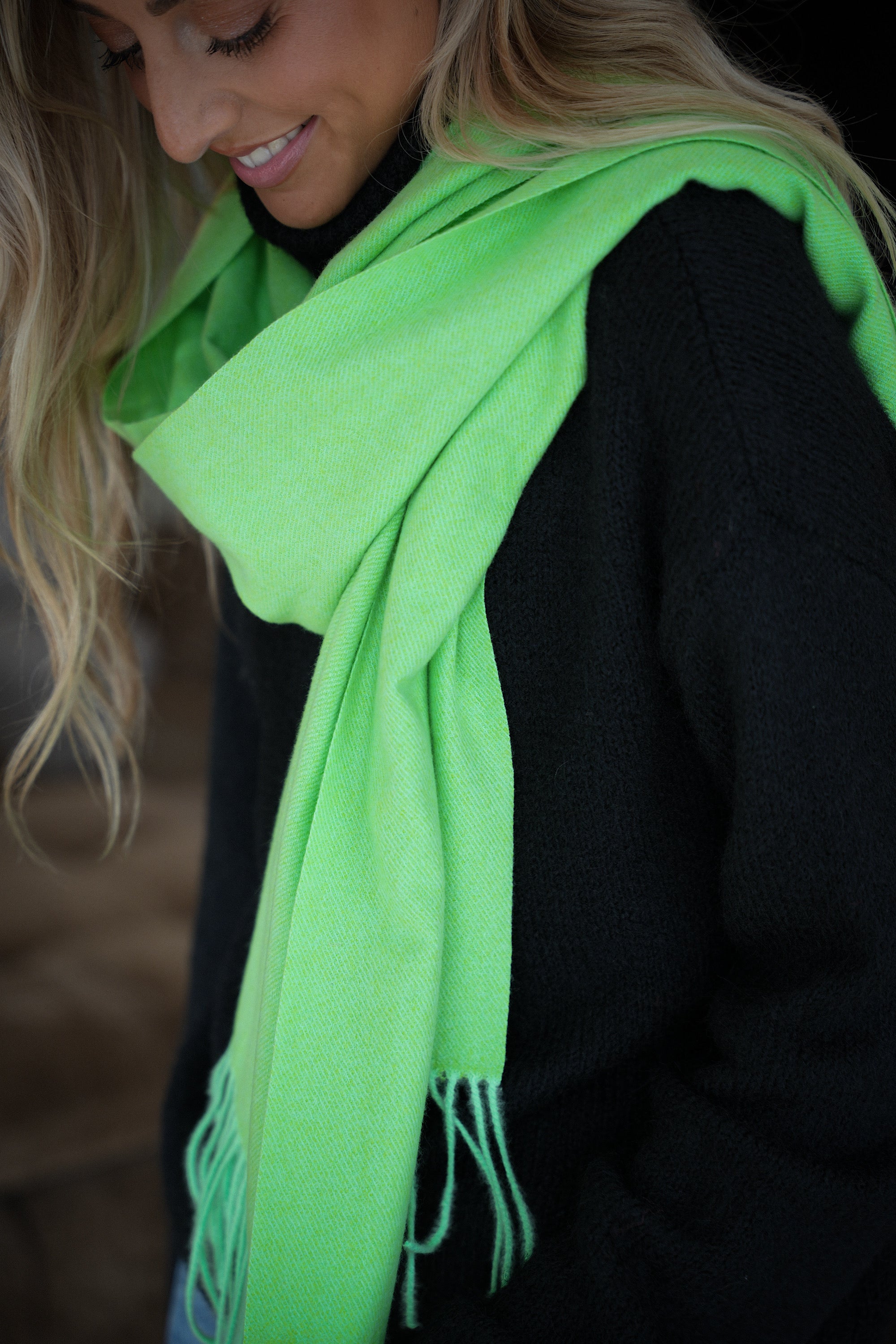 Capucine verte - Écharpe douce