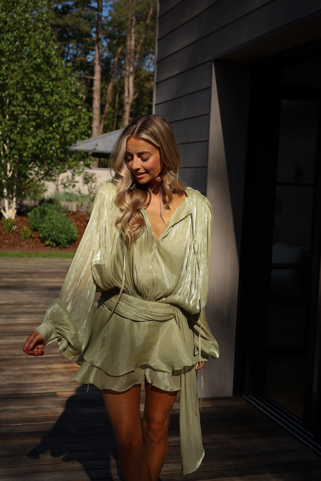 Katie verte - Robe fluide