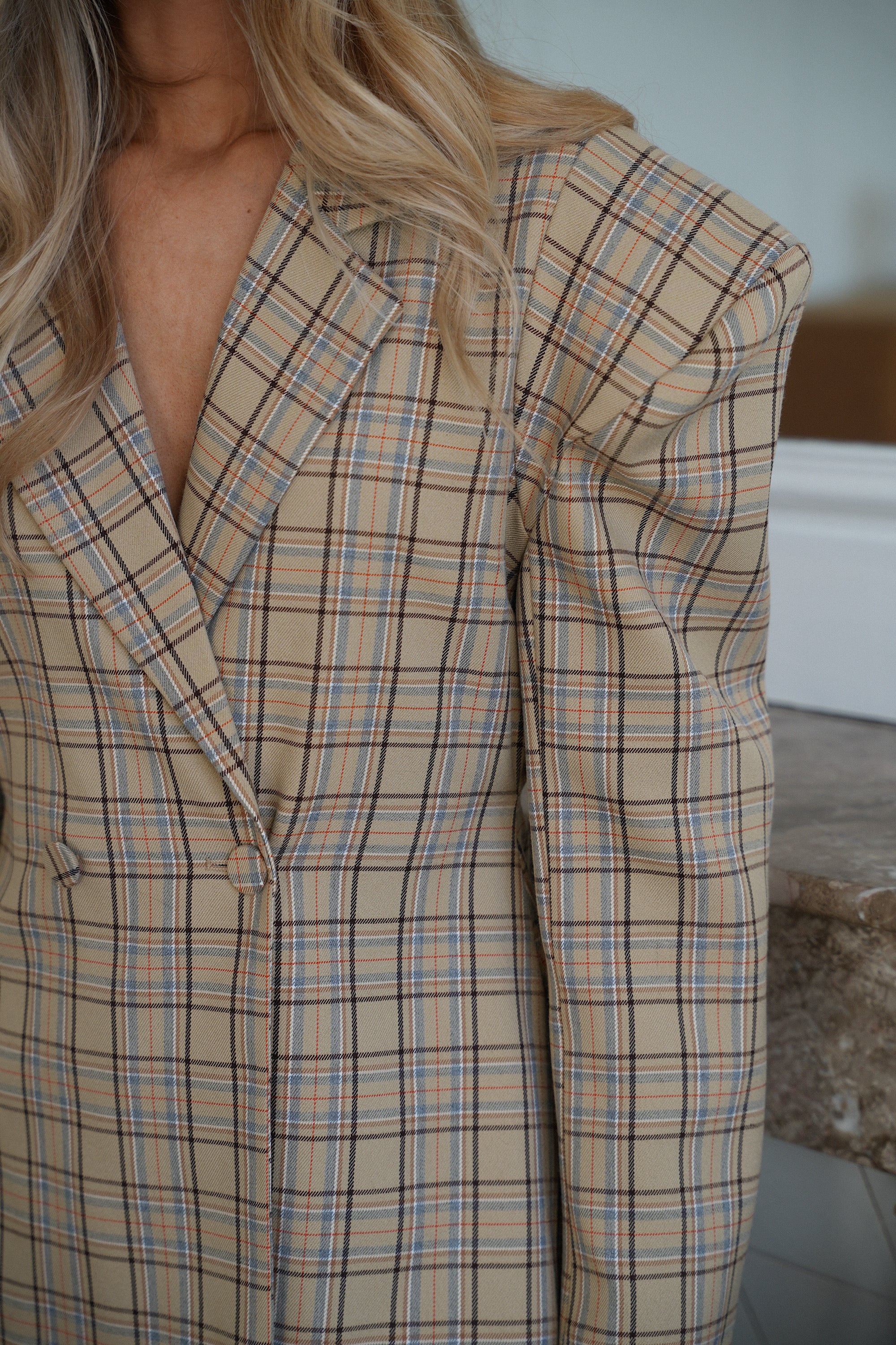 Anaelle beige - Veste blazer