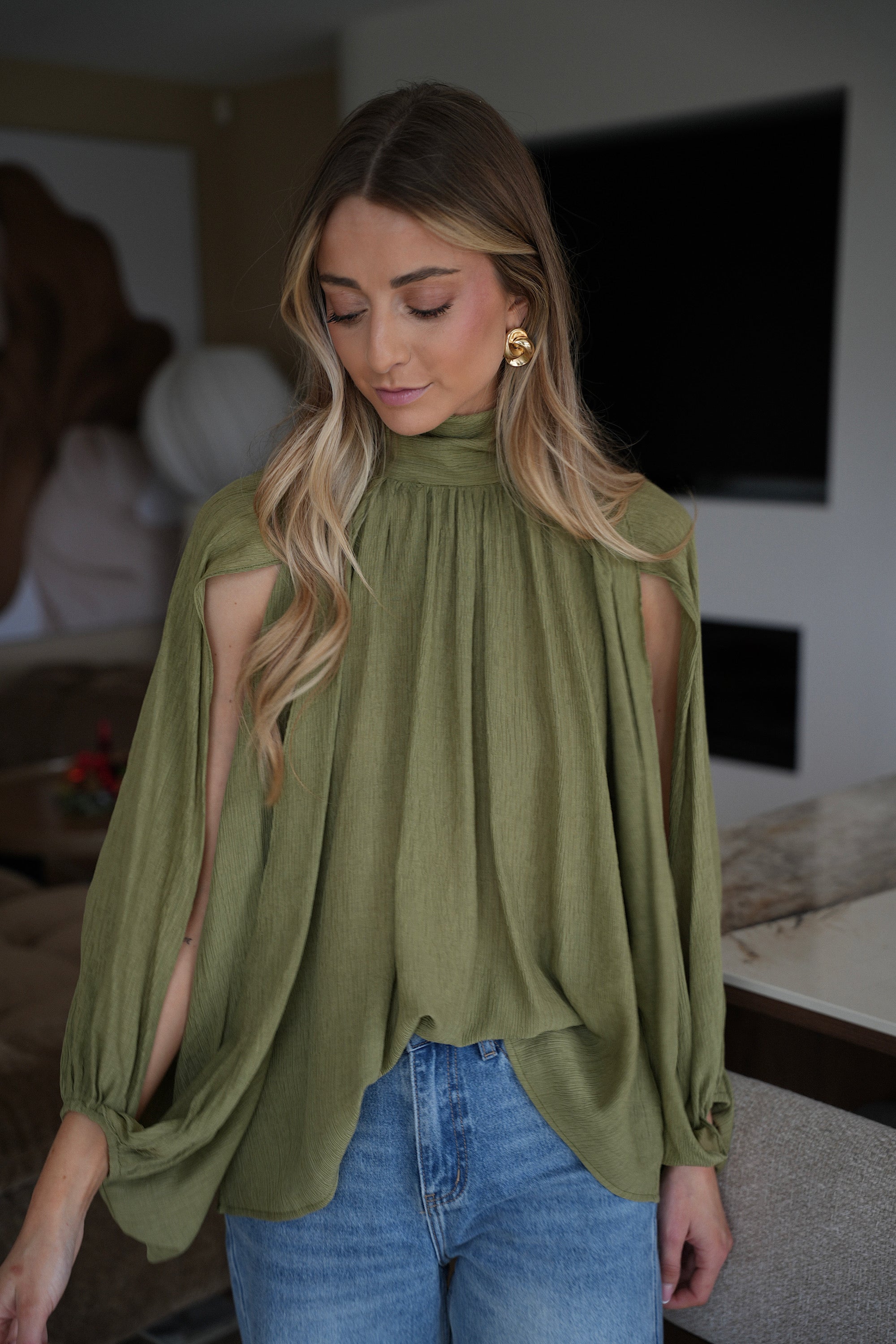 Emiliana verte - Blouse ample