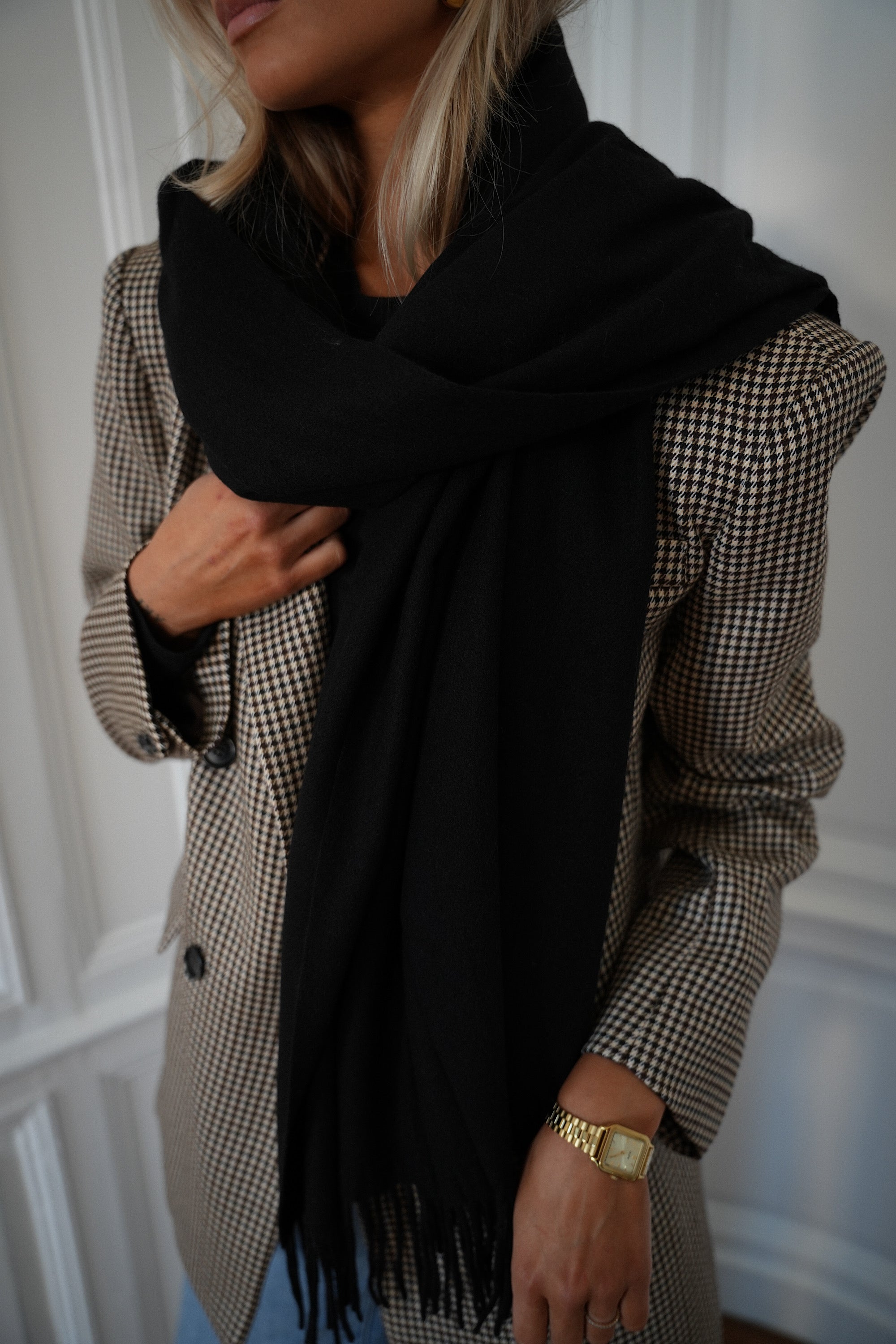 Capucine noire - Écharpe douce