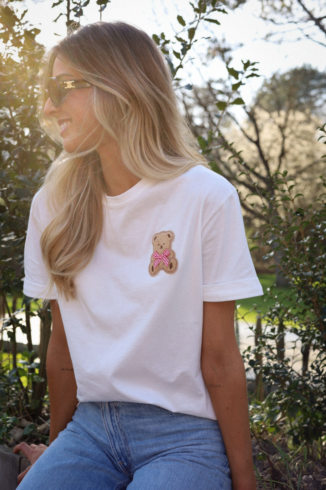Koda blanc - T-shirt nounours