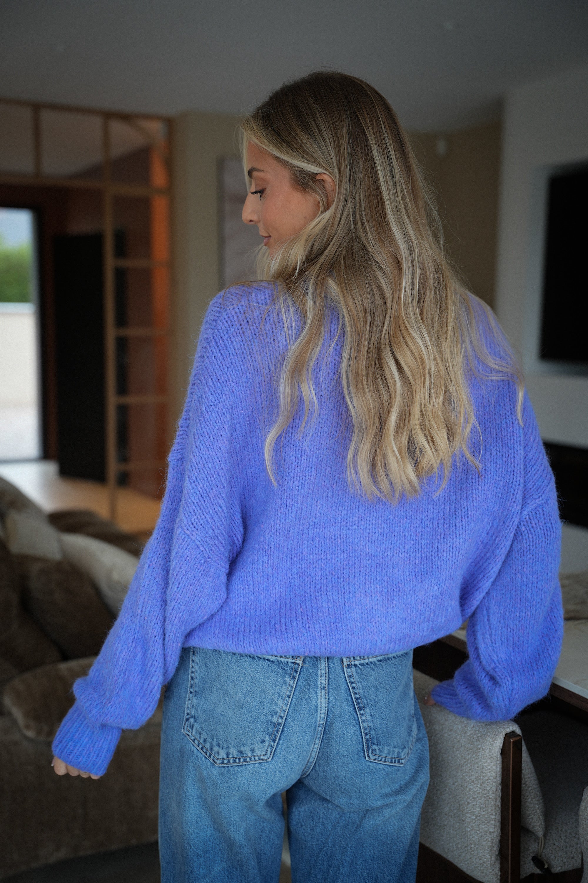 Mathis violet - Pull doux