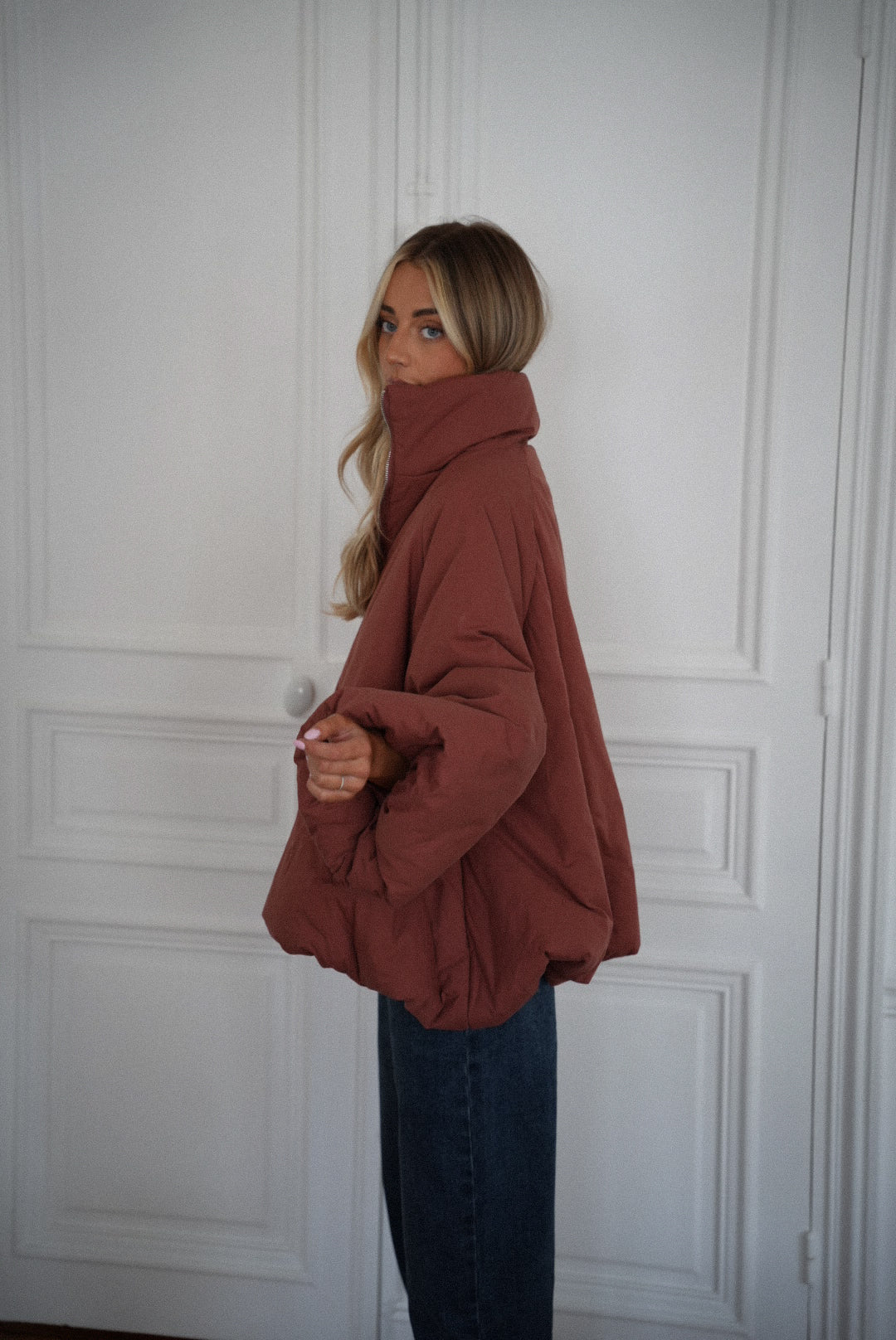 Montaine terracotta - Manteau oversize