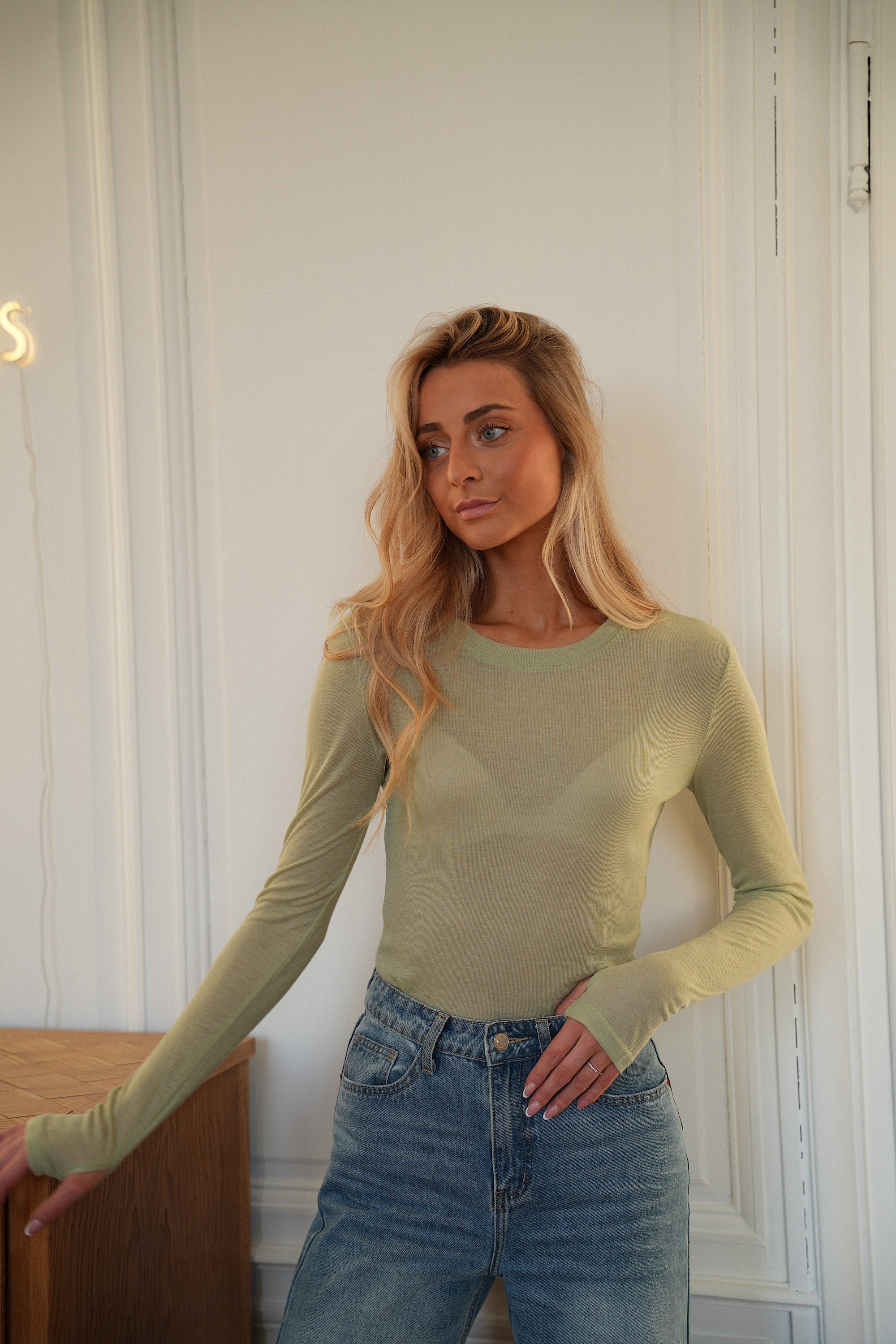 Gael vert - T-shirt manches longues