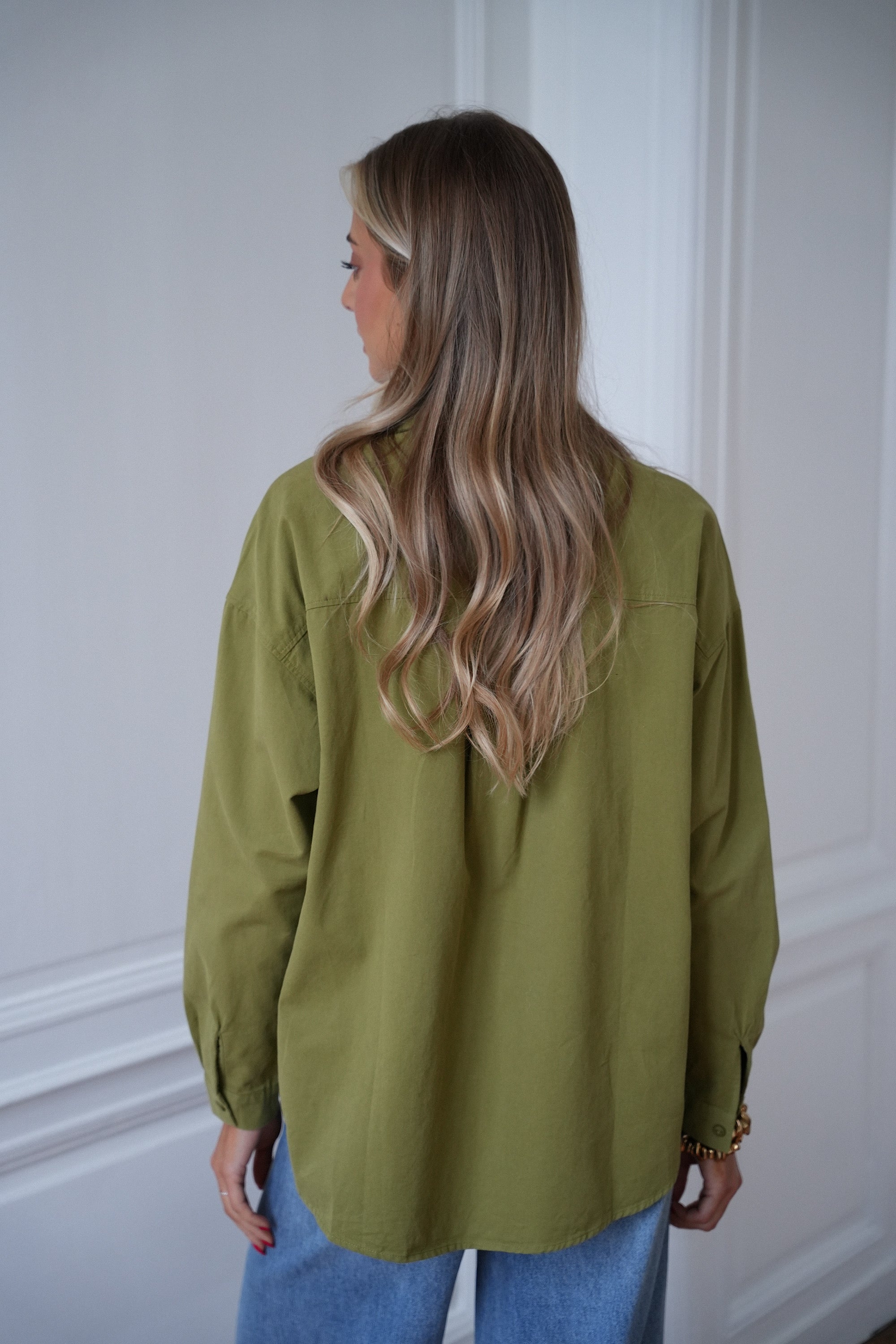 Roxane verte - Chemise droite