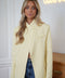 Manon jaune - Blazer asymétrique