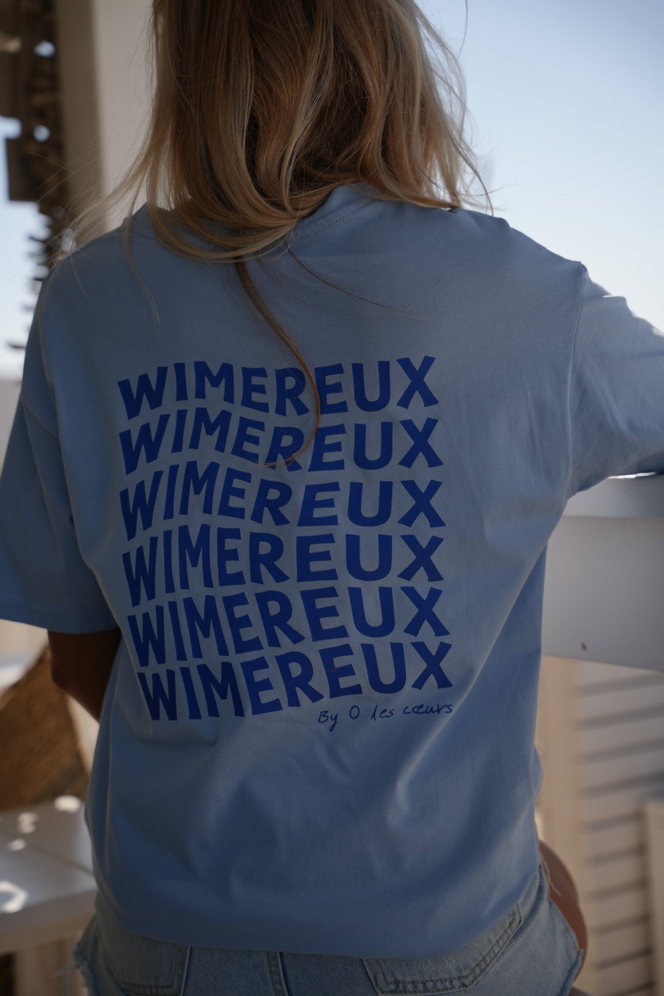 Wimereux bleu - T-shirt imprimé