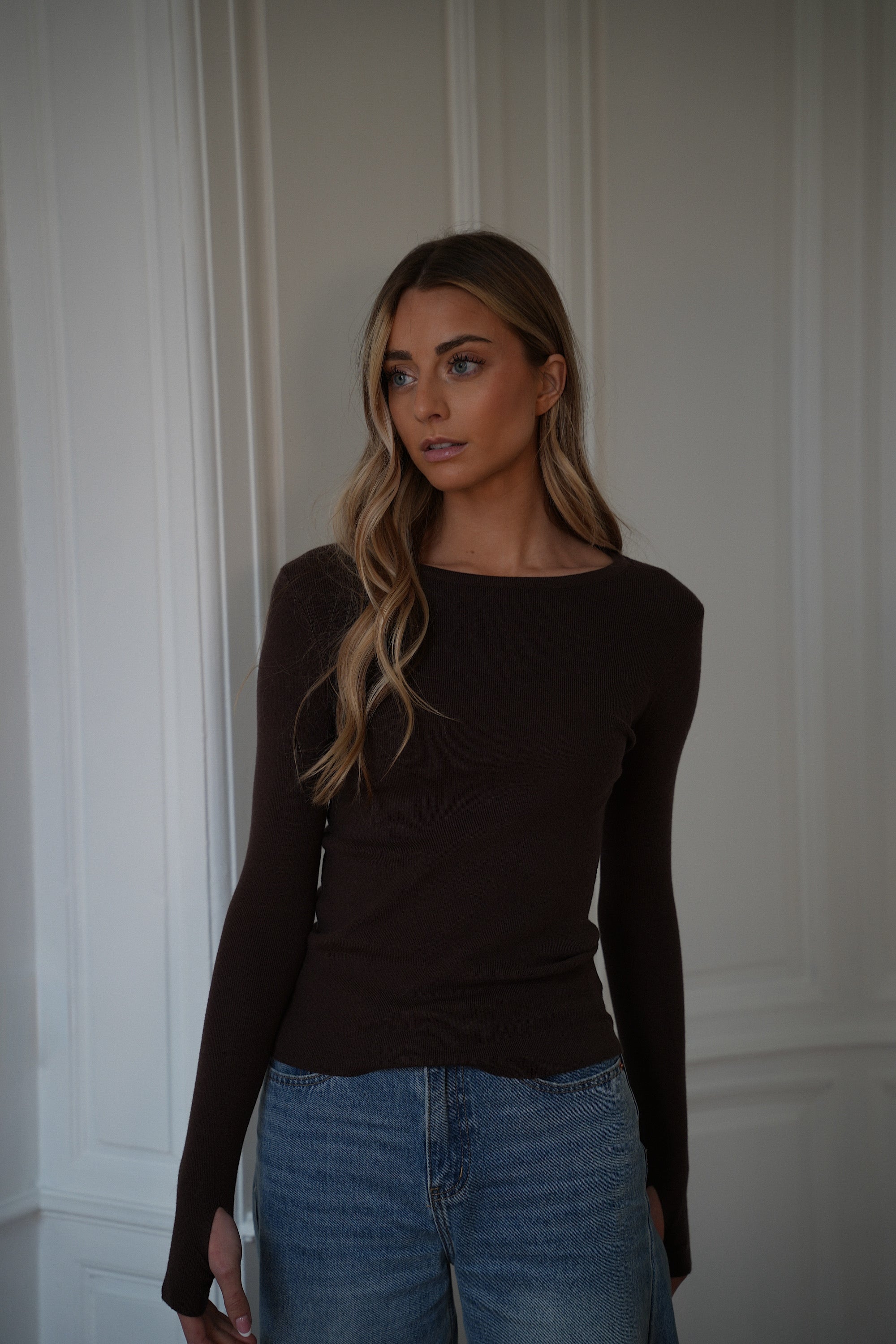 Markus chocolat - Pull fin