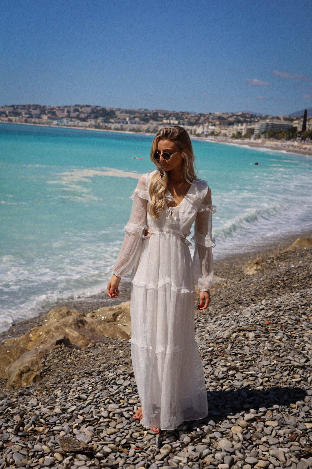 Lorie blanche - Robe longue