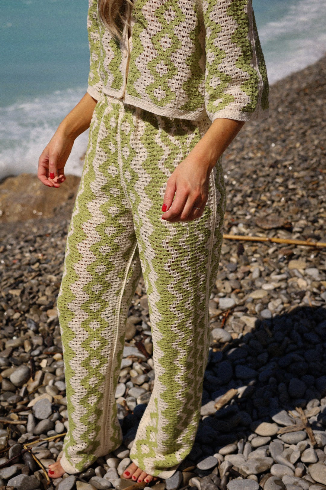 Candice vert - Ensemble crochet