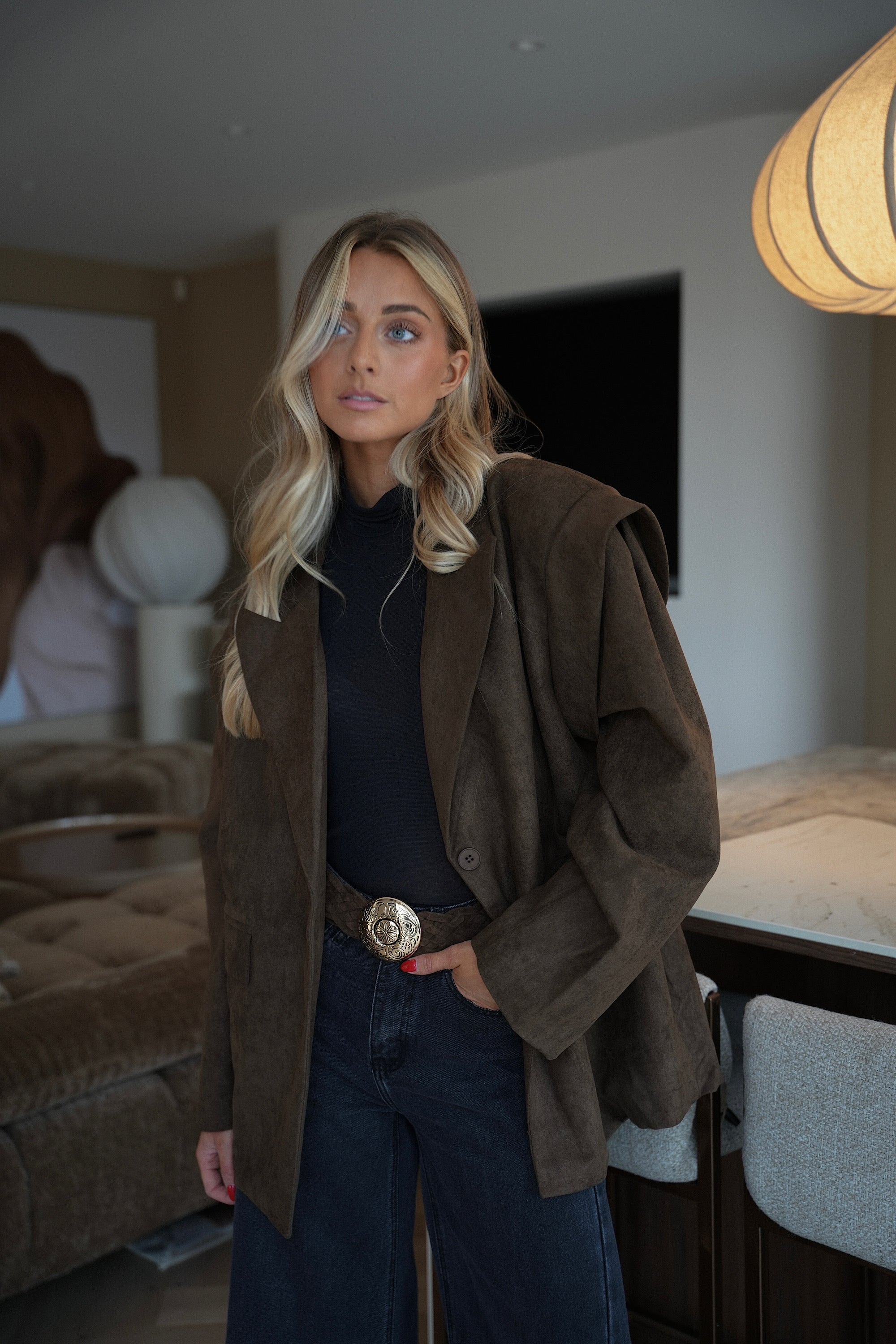 Vicky chocolat - Veste blazer