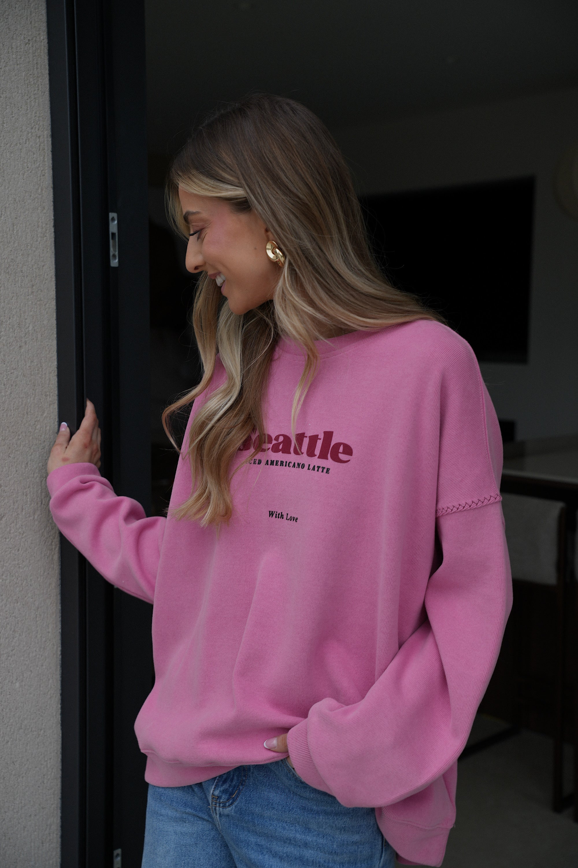 Seattle rose - Sweat-shirt ample