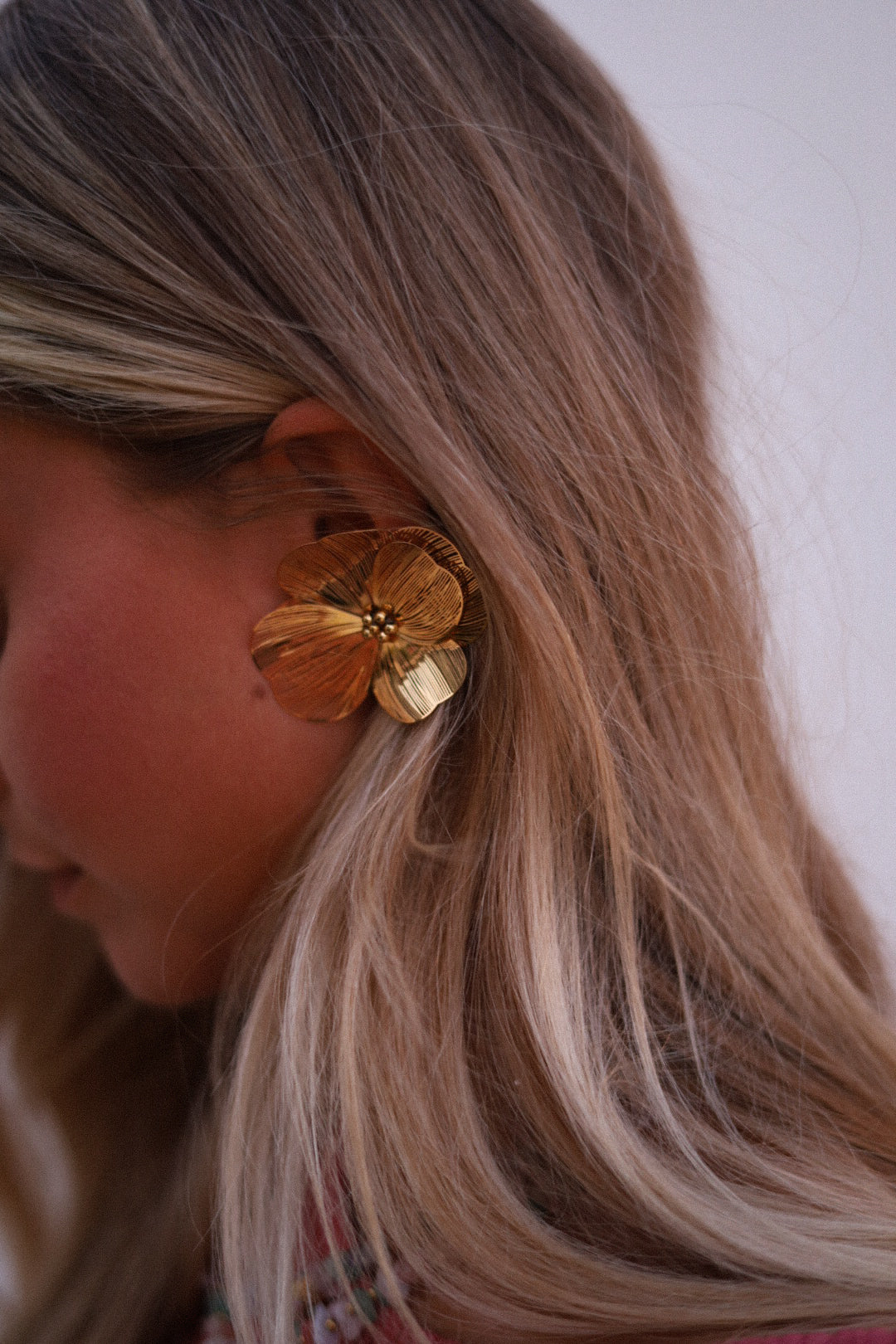 Célestine dorées - Boucles d’oreilles acier