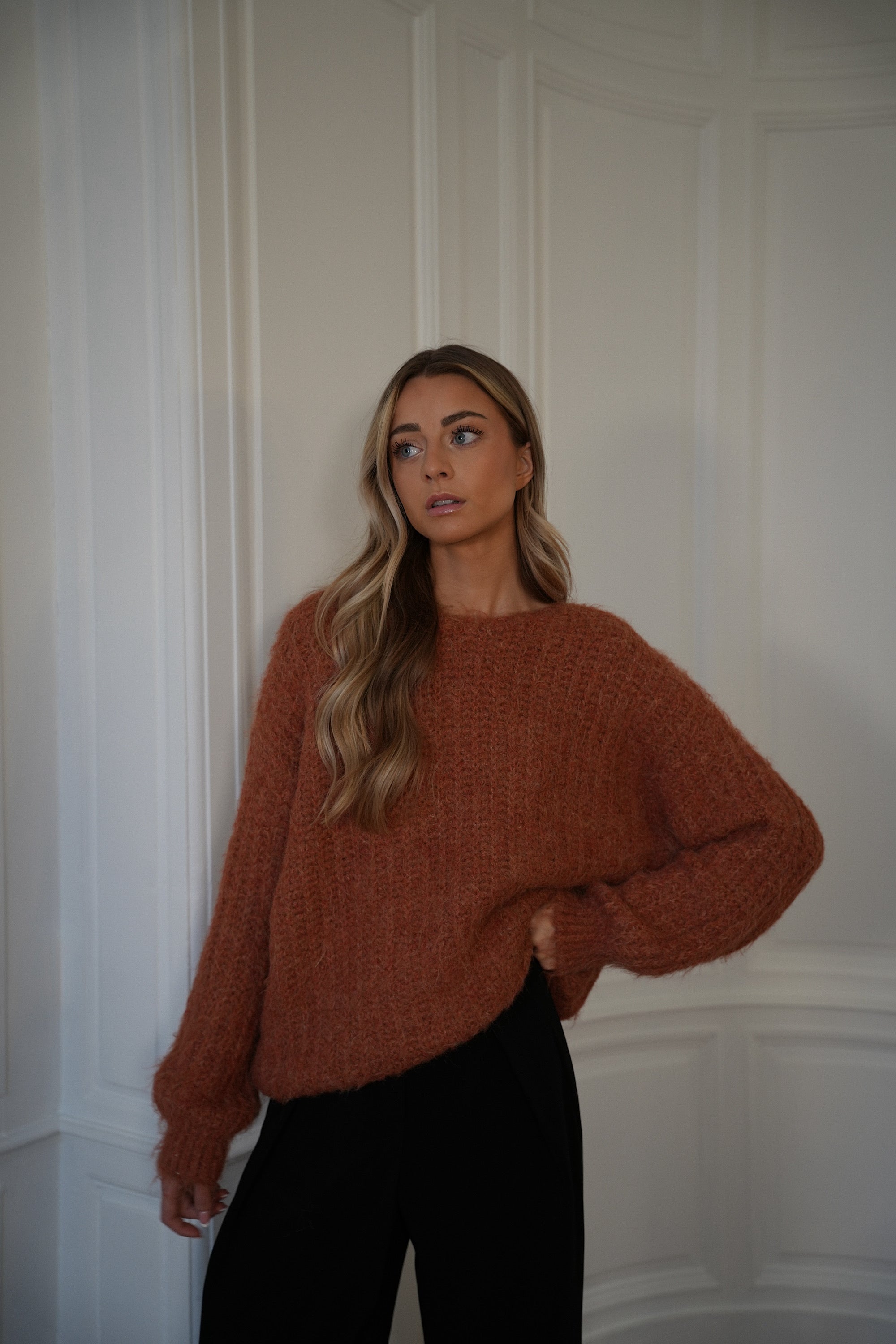 Lila terracotta - Pull ample