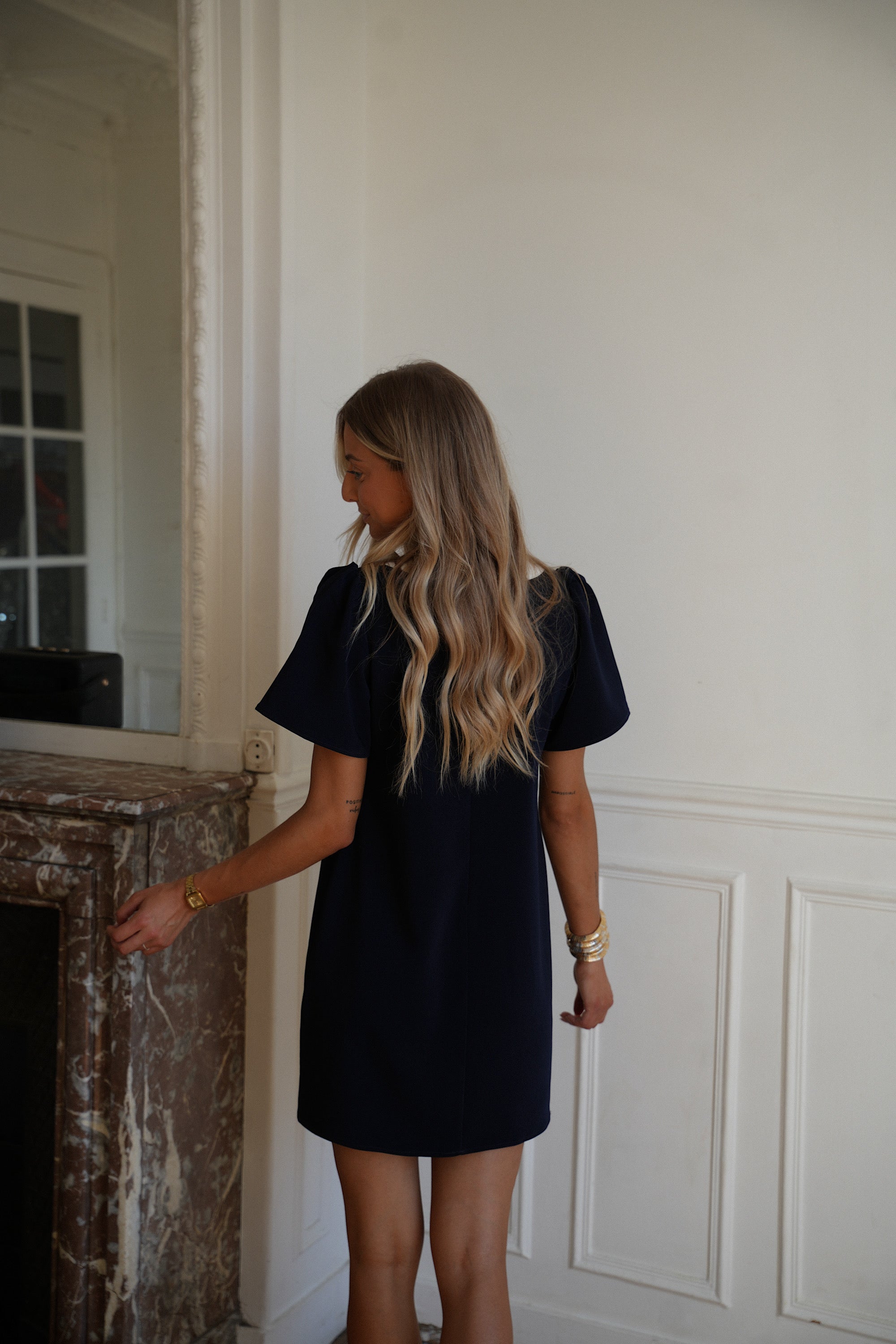 Rosi marine - Robe à noeud