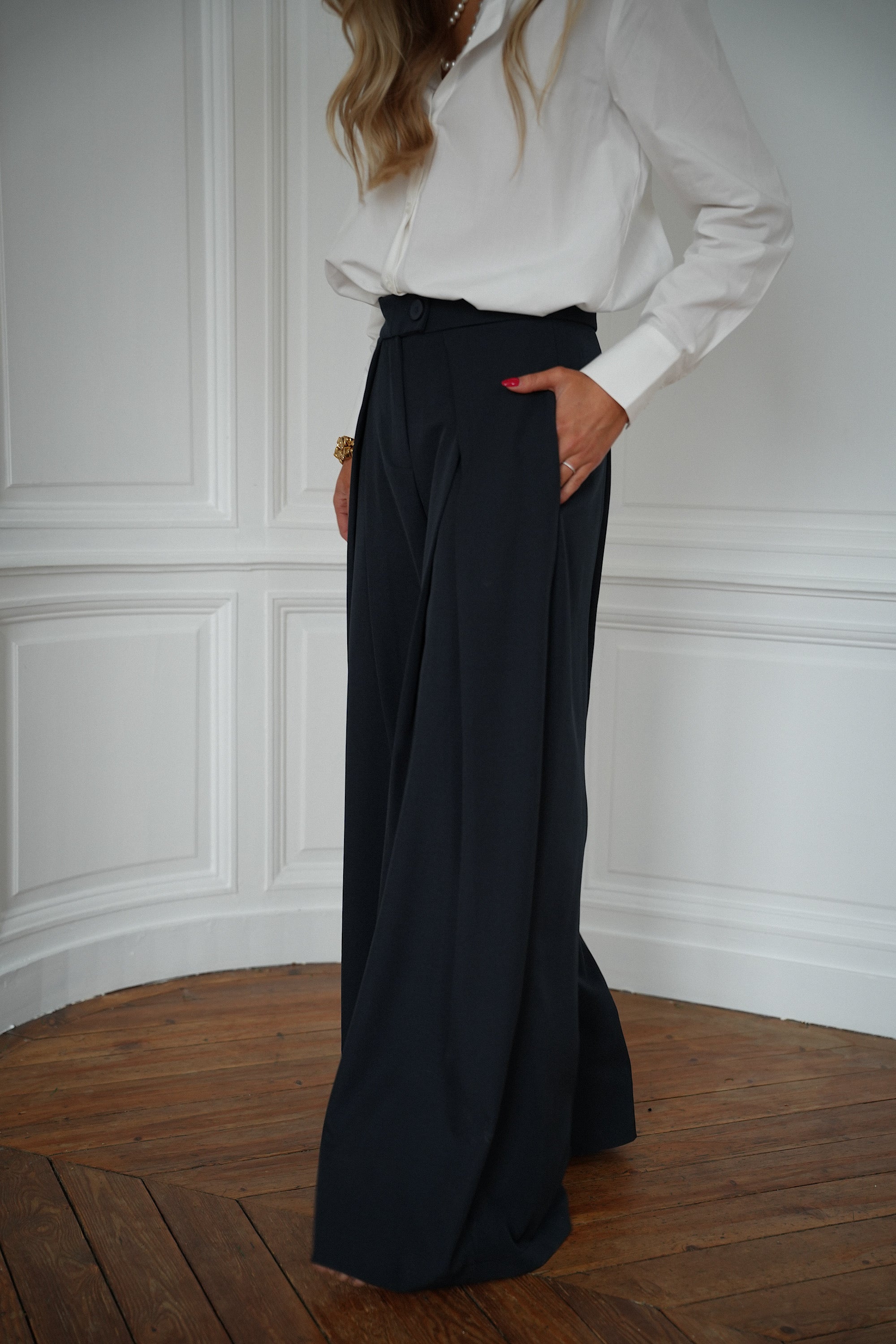 Chelsea marine - Pantalon ample