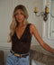 Nellia chocolat - Body dentelle