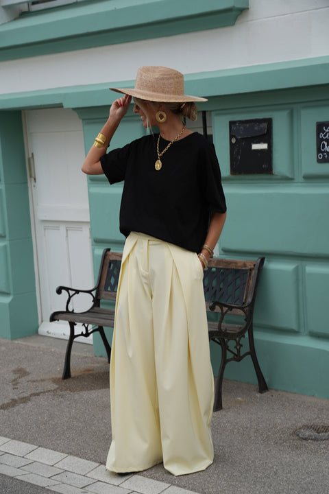 Chelsea jaune - Pantalon ample