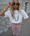 Soline blanc - T-shirt ample
